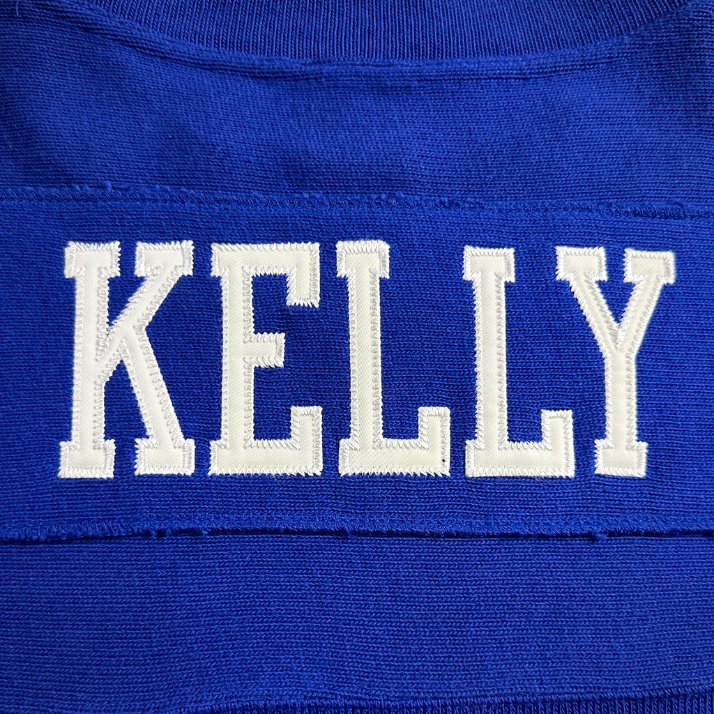 2003 Reebok Gridiron Classics NFL Throwback Jersey Sweater Buffalo Bills Jim Kelly Sz. L Vintage