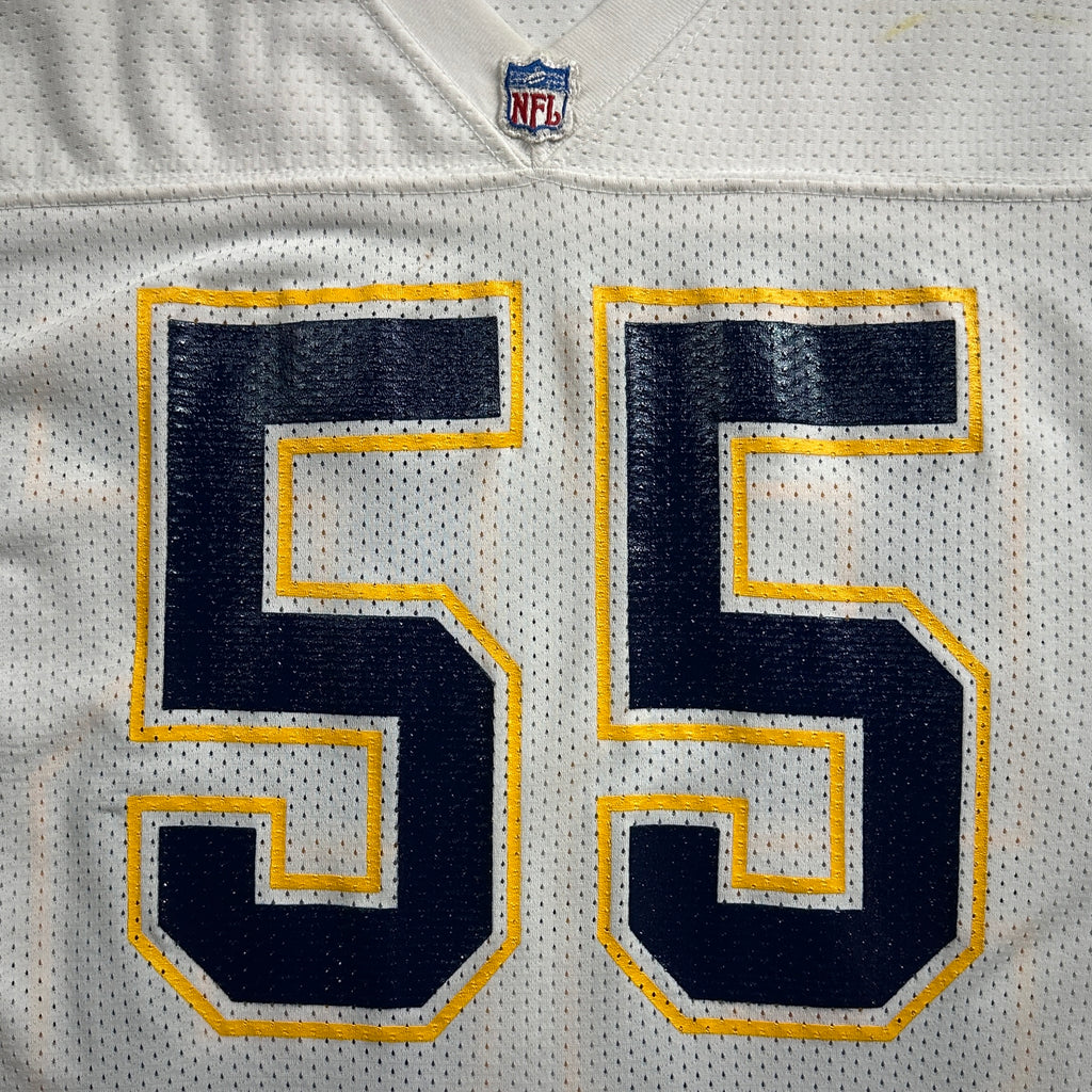 1993 Russell NFL Team Issued Game Jersey San Diego Chargers Junior Seau HOF