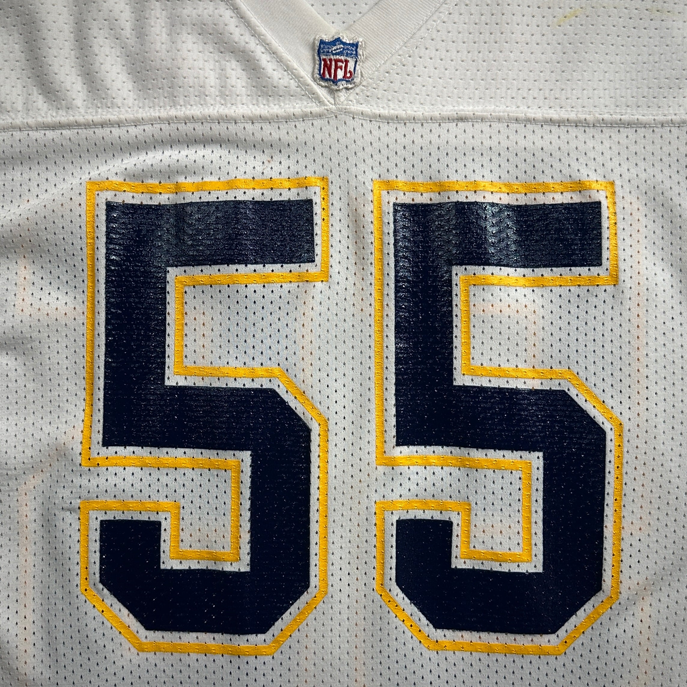 1993 Russell NFL Team Issued Game Jersey San Diego Chargers Junior Seau HOF