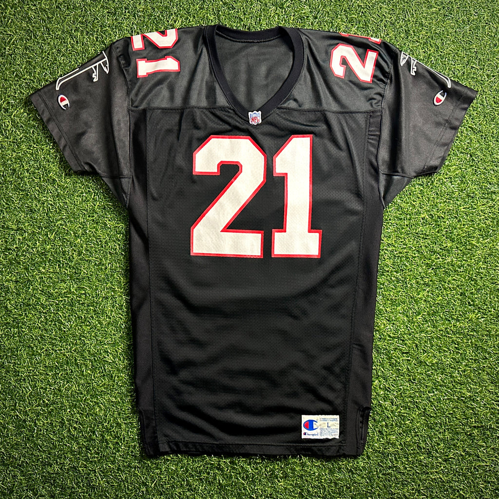 1992 Champion NFL Authentic Jersey Atlanta Falcons Deion Sanders Sz. L Vintage
