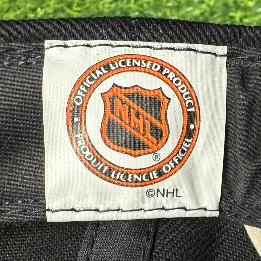 1996 American Needle NHL Strapback Hat Buffalo Sabres Flames Goathead NWT