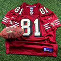 2002 Reebok NFL Authentic Jersey San Francisco 49ers Terrell Owens Sz 52 Vintage