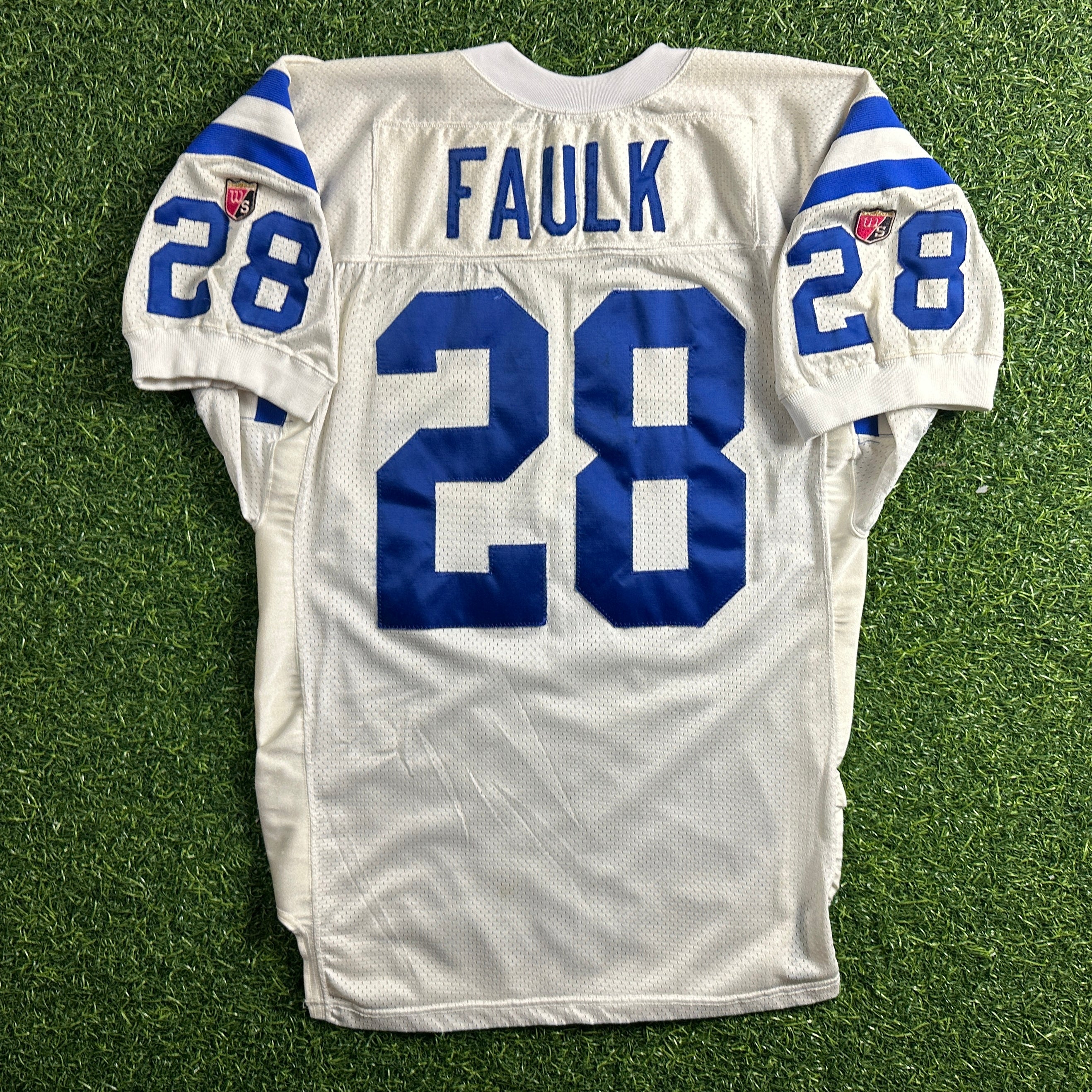 1995 Wilson NFL Team Issued Game Jersey Indianapolis Colts Marshall Faulk 48 HOF