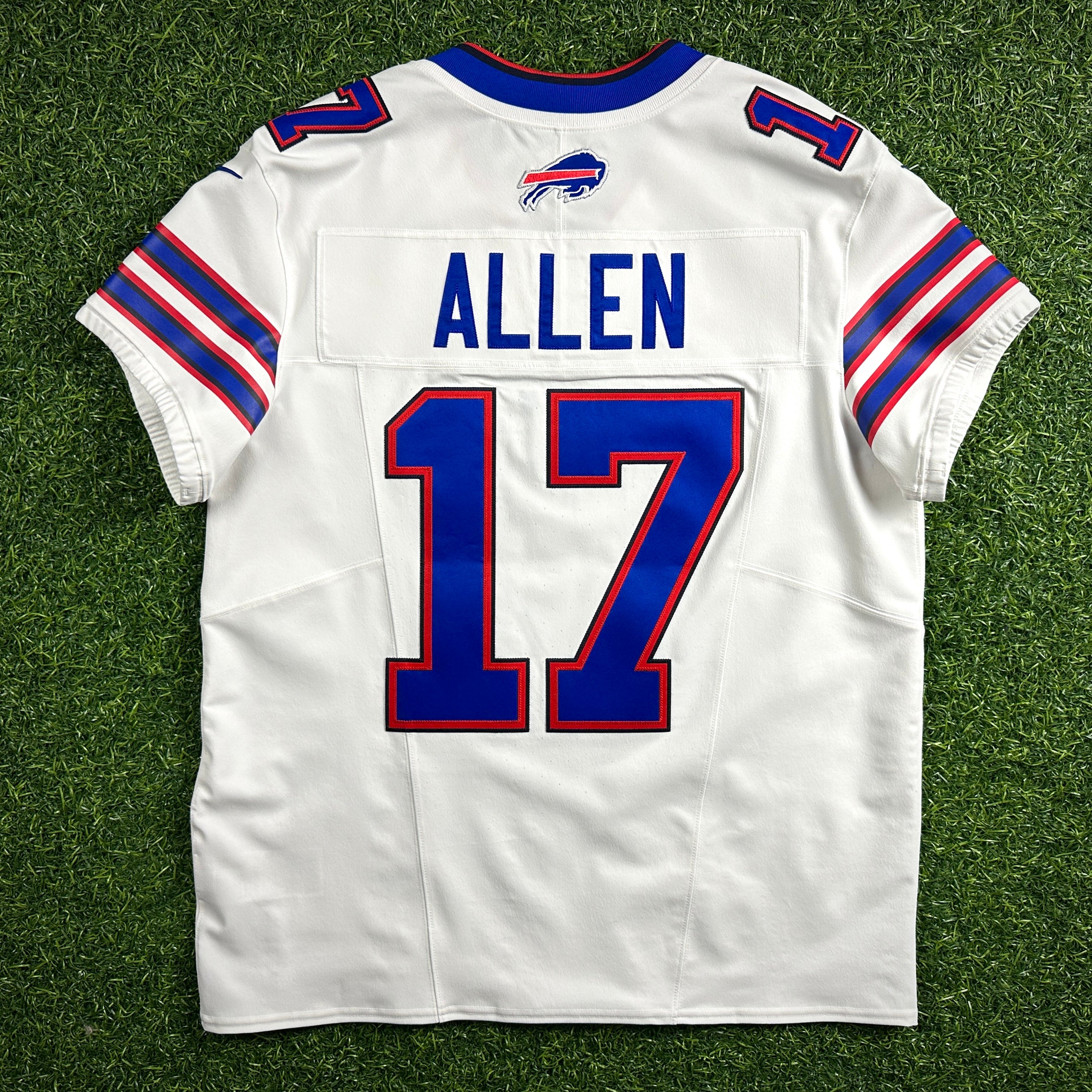 New! 2025 Nike NFL Vapor FUSE Elite Authentic Jersey Buffalo Bills Josh Allen Sz. 44 White Road