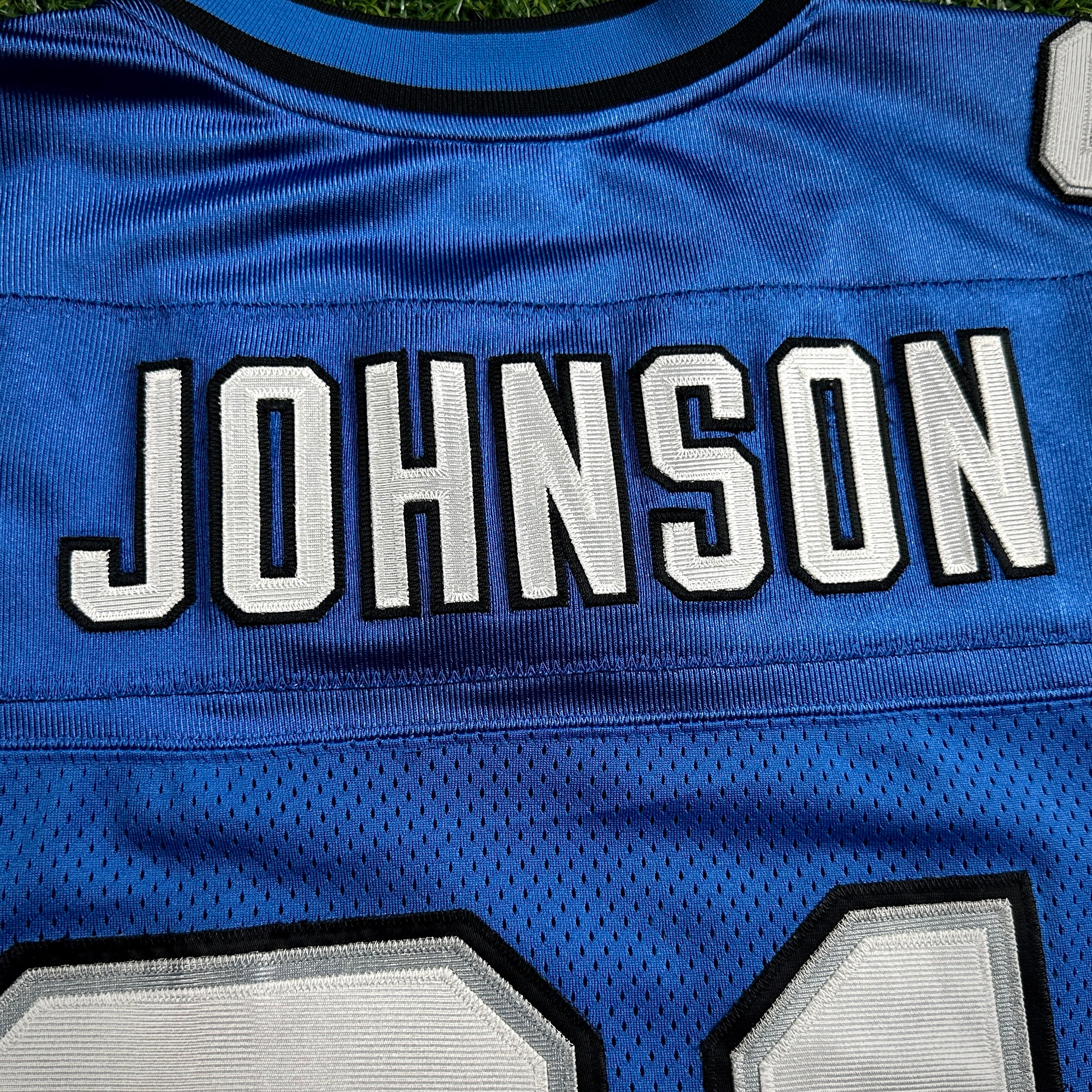 2007 Reebok NFL Authentic Jersey Detroit Lions Calvin Johnson Sz. 52 Rookie Throwback