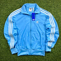New! Adidas Firebird Track Jacket Men’s Sz. S Blue Burst Trefoil Vintage NWT