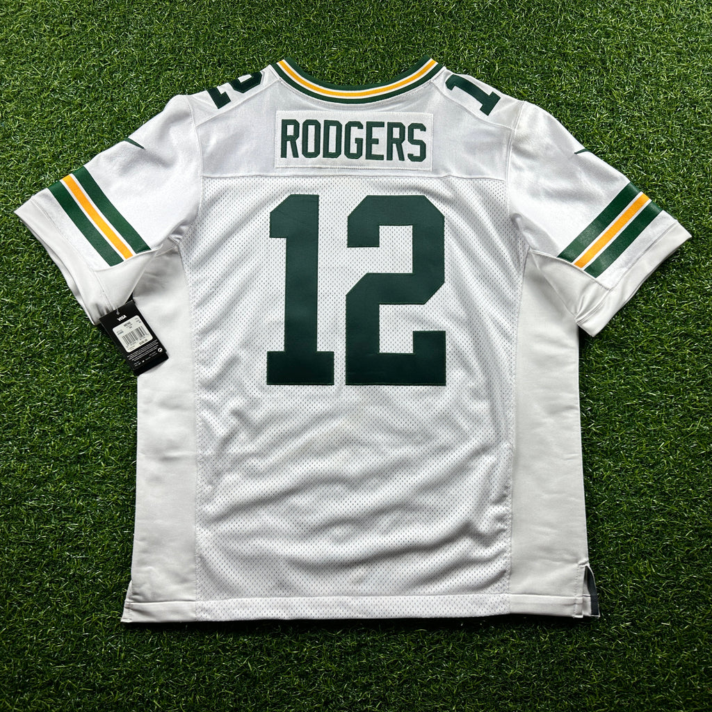 New! 2014 Reebok NFL Elite Authentic Jersey Green Bay Packers Aaron Rodgers Sz. 52 White Away