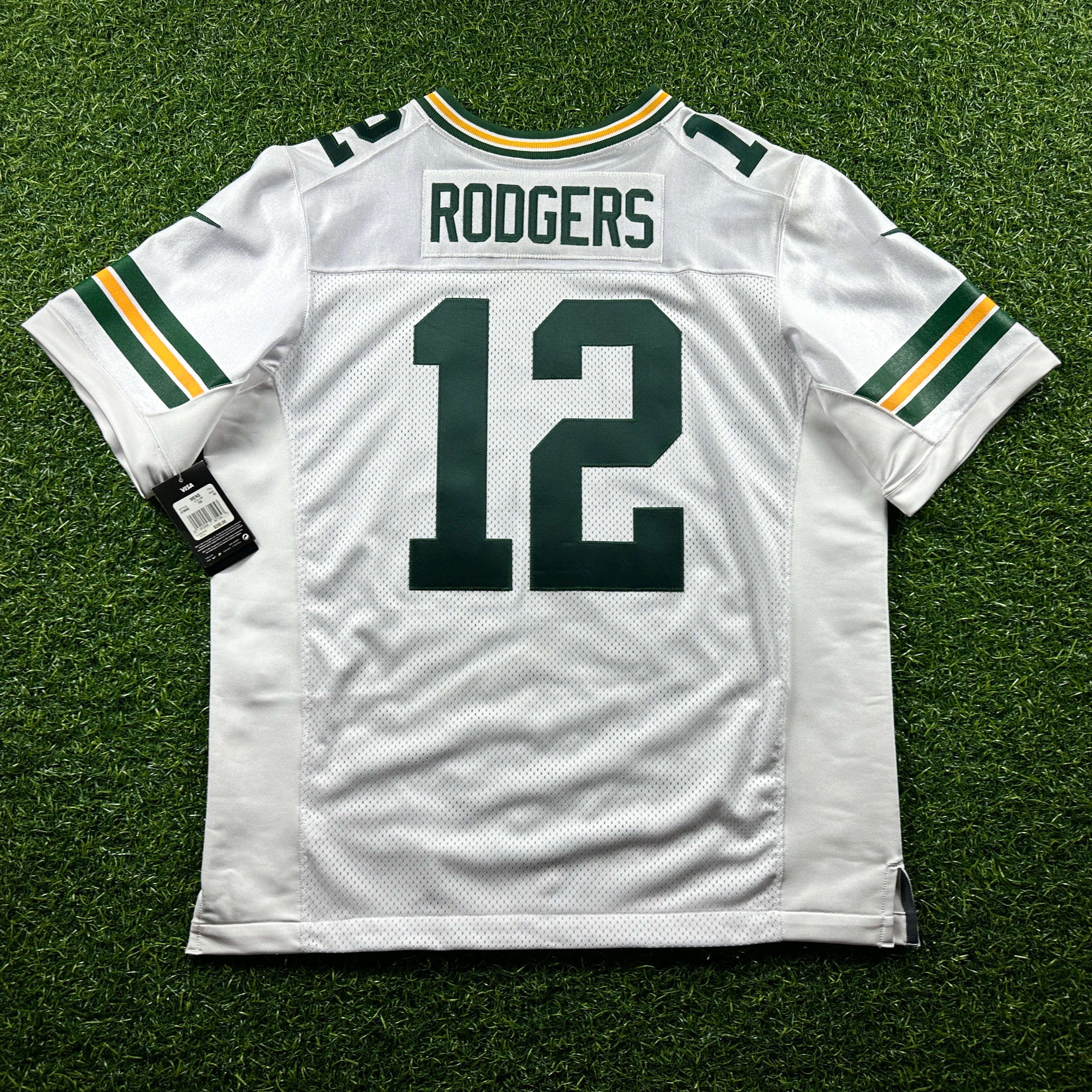 New! 2014 Reebok NFL Elite Authentic Jersey Green Bay Packers Aaron Rodgers Sz. 52 White Away