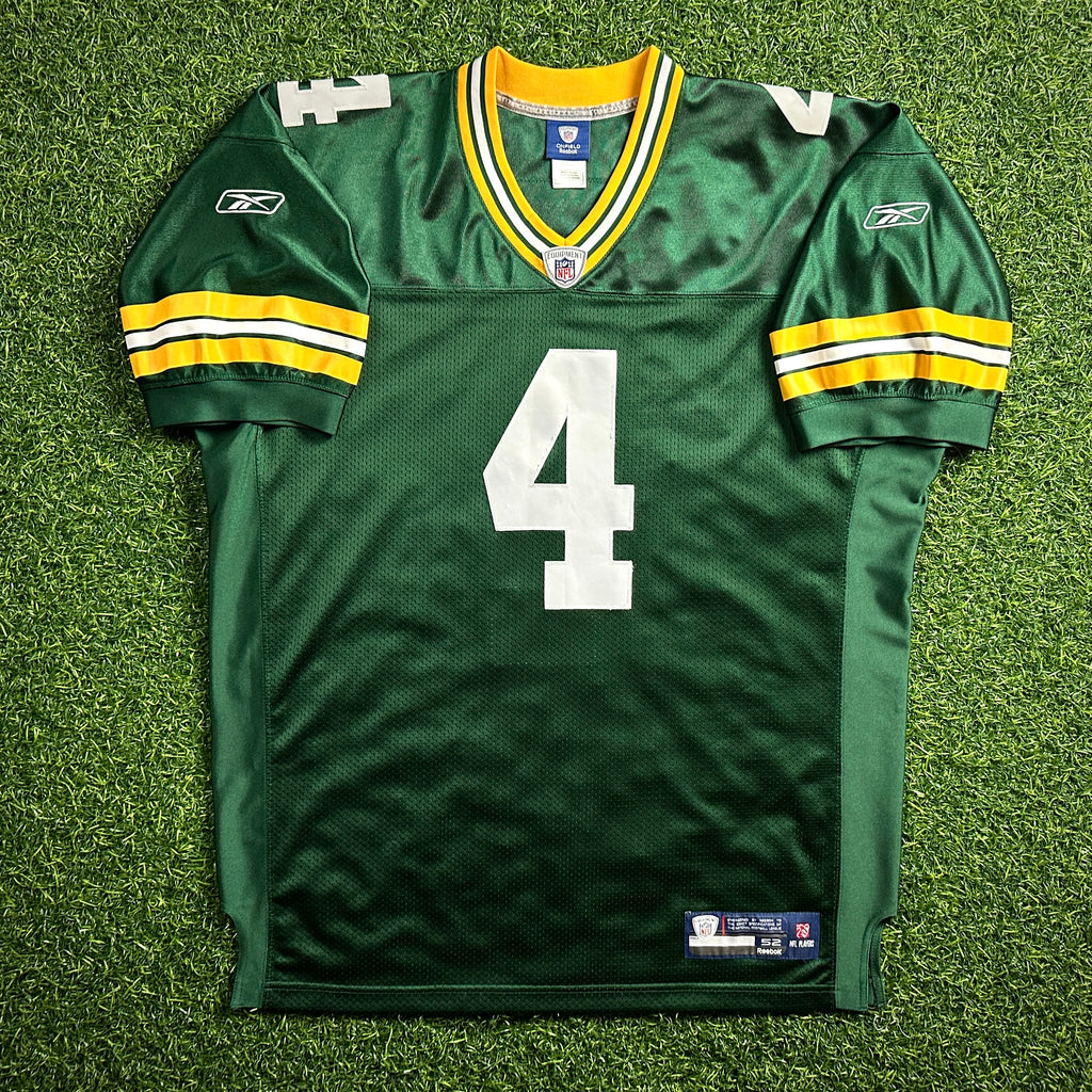 Reebok NFL Authentic Jersey Green Bay Packers Brett Favre Sz. 52 Vintage