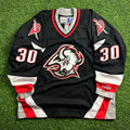2002 CCM NHL Buffalo Sabres Jersey Ryan Miller Sz 2XL Vintage Rookie Goathead MiC