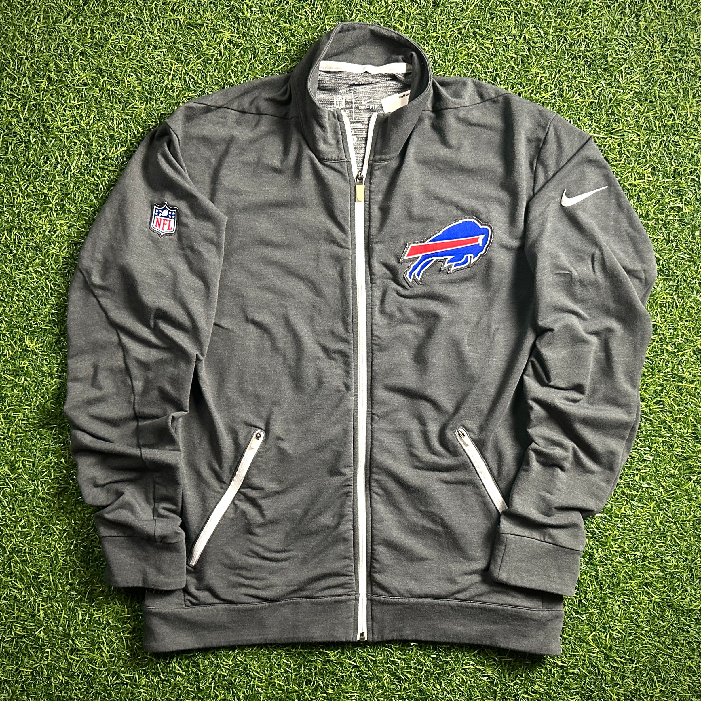 2022 Nuke NFL Team Issued Travel Jacket Buffalo Bills Jake Kumerow Sz. L Mafia