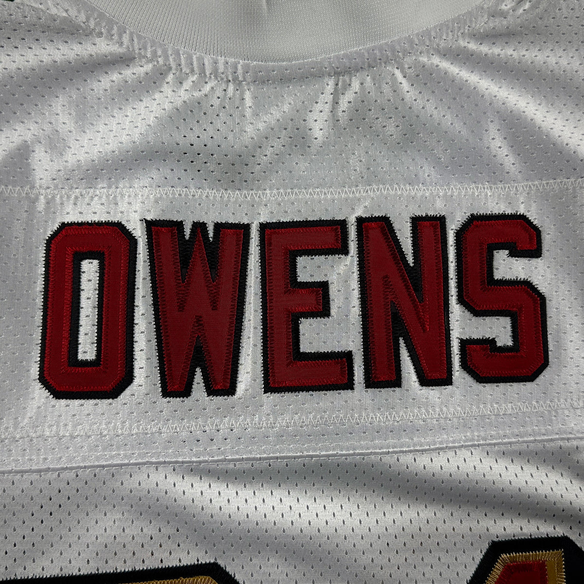 2003 Reebok NFL Authentic Jersey San Francisco 49ers Terrell Owens Sz. 48 White Vintage