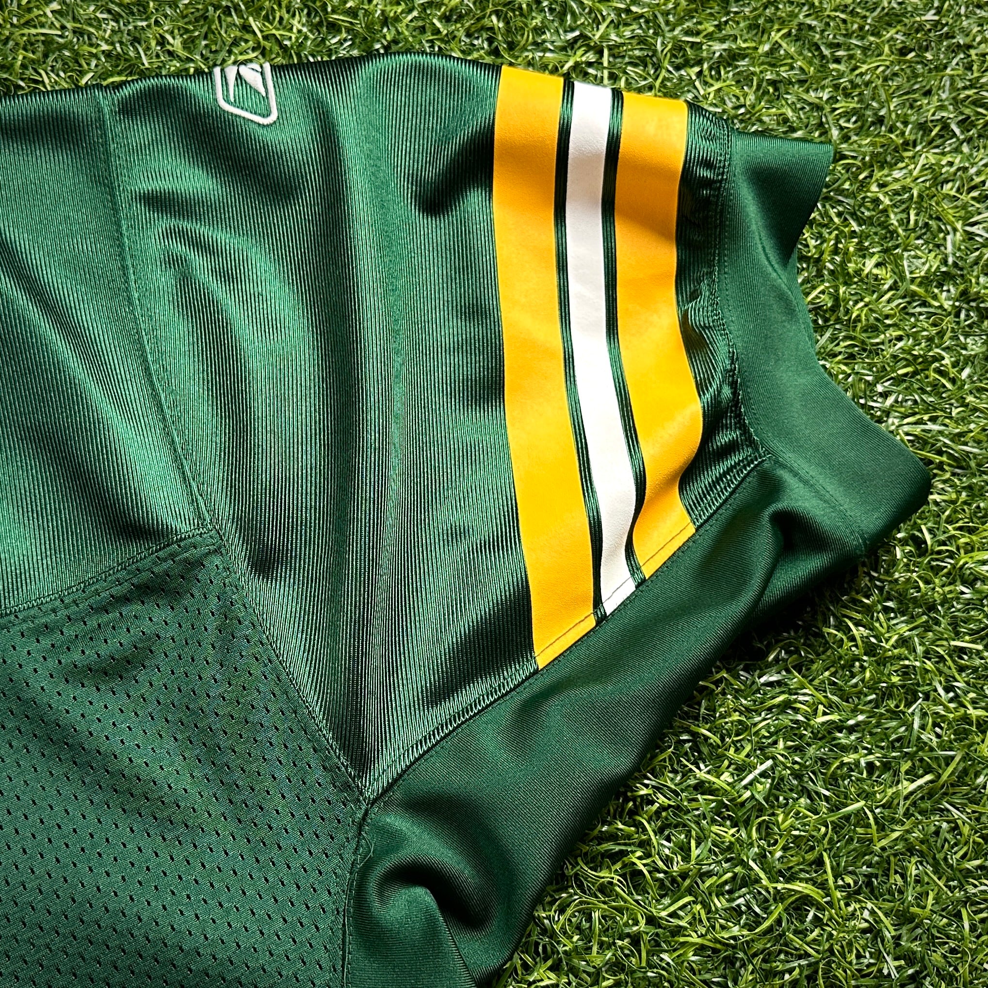 2007 Reebok NFL Authentic Jersey Green Bay Packers Brett Favre Sz. 48 Lambeau Patch