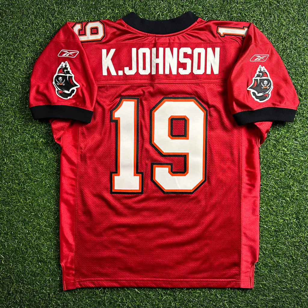 2002 Reebok NFL Authentic Jersey Tampa Bay Buccaneers Keyshawn Johnson Sz. 48 Super Bowl XXXVII