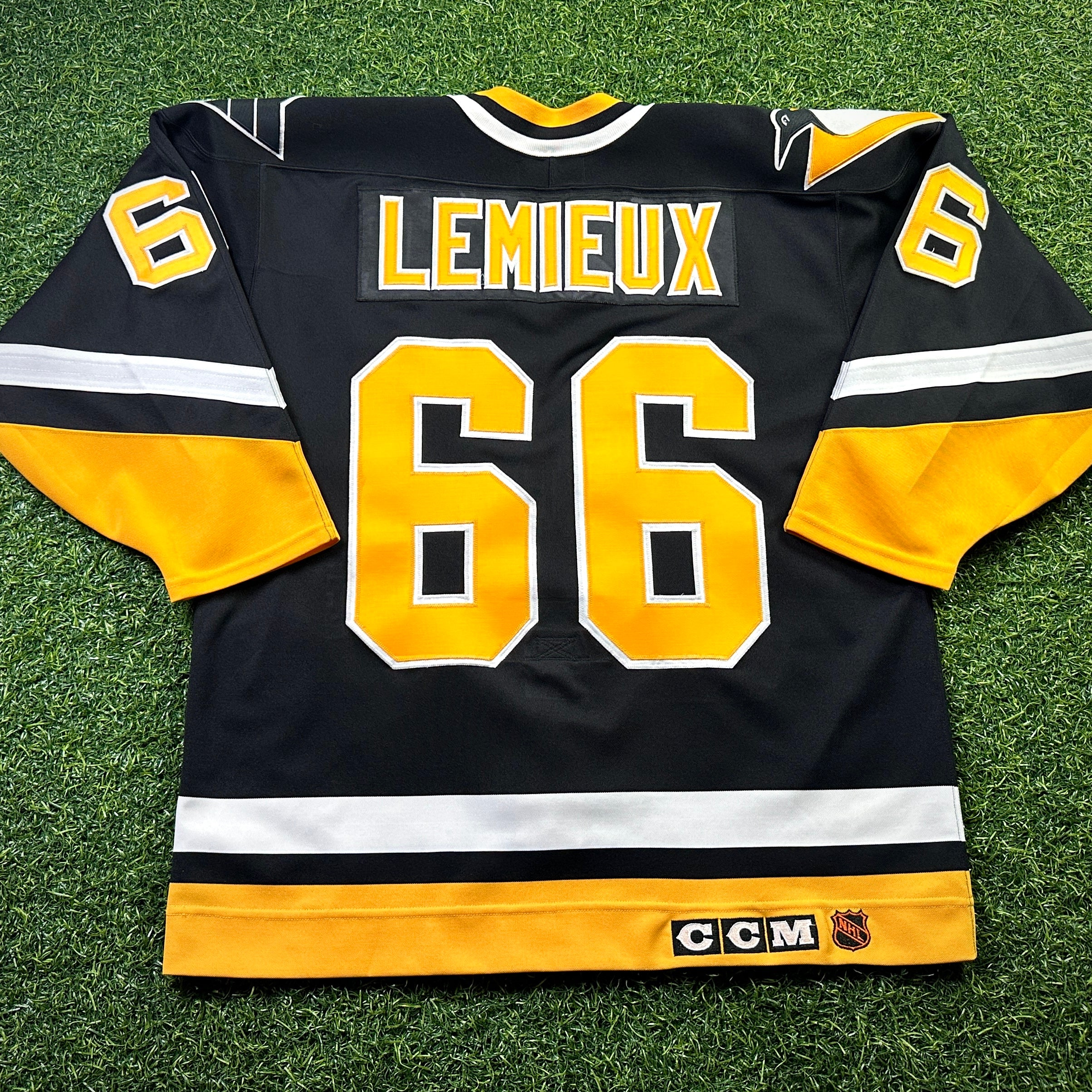 1994 CCM NHL Center Ice Authentic Jersey Pittsburgh Penguins Mario Lemieux Sz. 48 Vintage