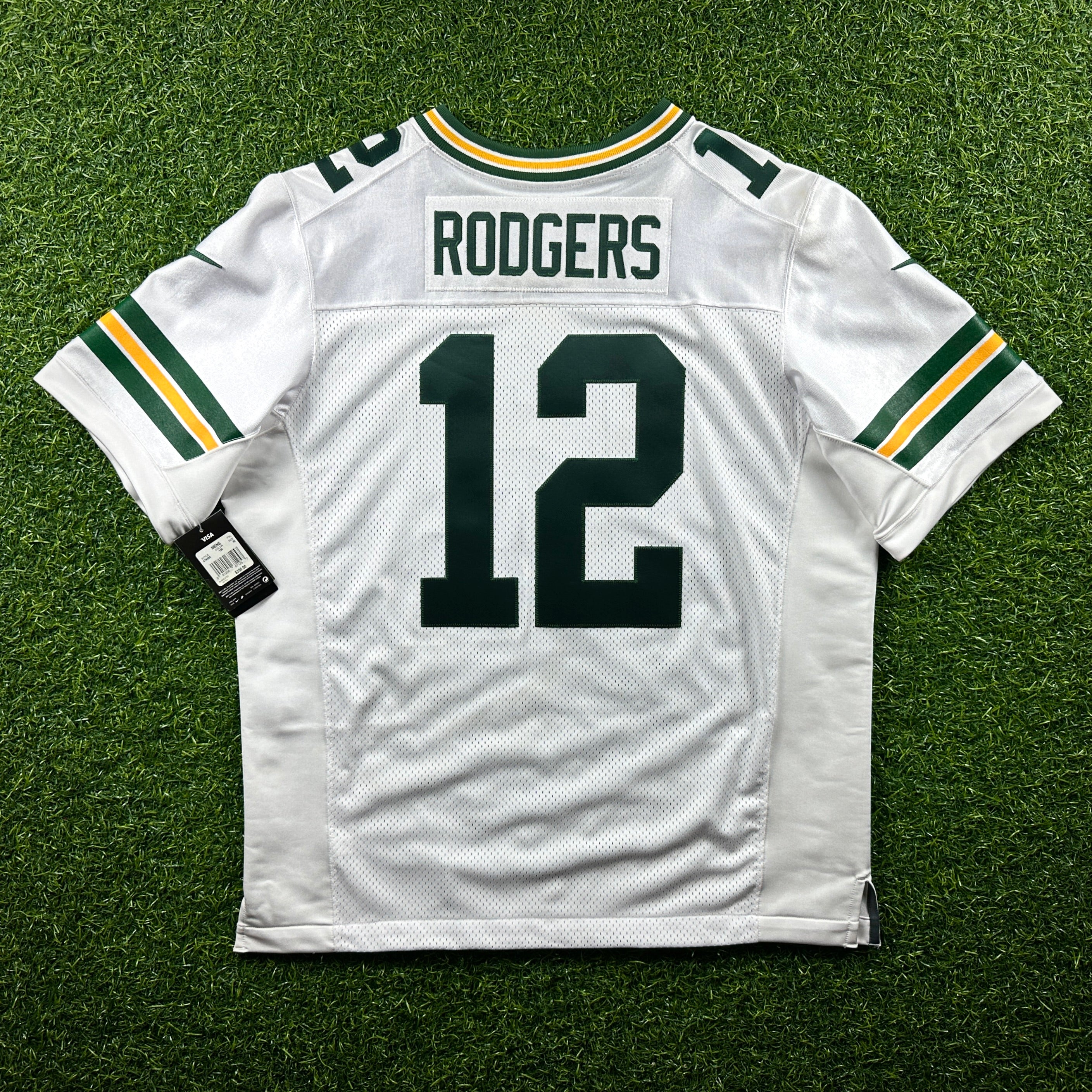 New! 2014 Reebok NFL Elite Authentic Jersey Green Bay Packers Aaron Rodgers Sz. 52 White Away