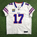 New! 2025 Nike NFL Vapor FUSE Elite Authentic Jersey Buffalo Bills Josh Allen Sz. 48 White Road
