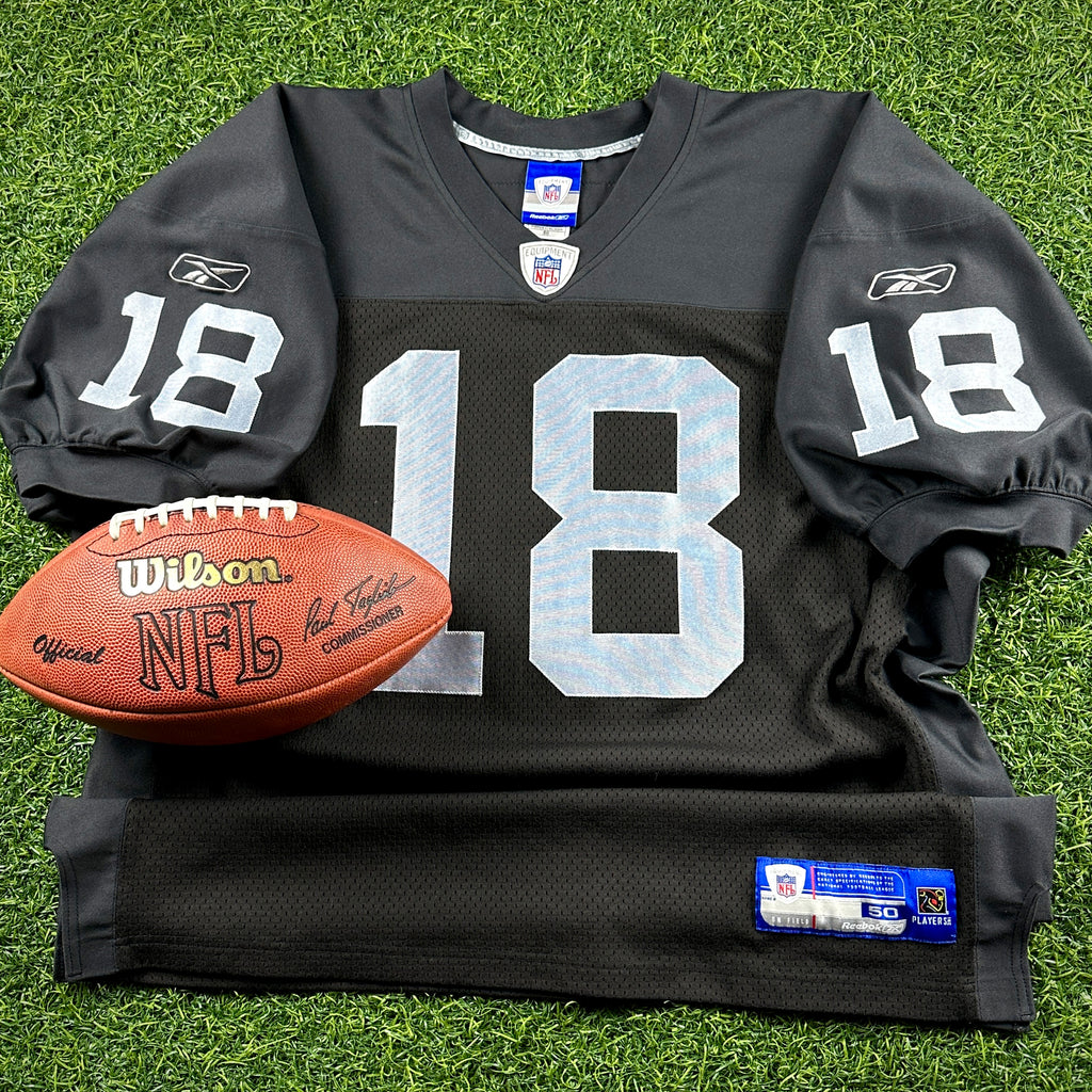 2006 Reebok NFL Authentic Jersey Oakland Raiders Randy Moss Sz. 50 Vintage