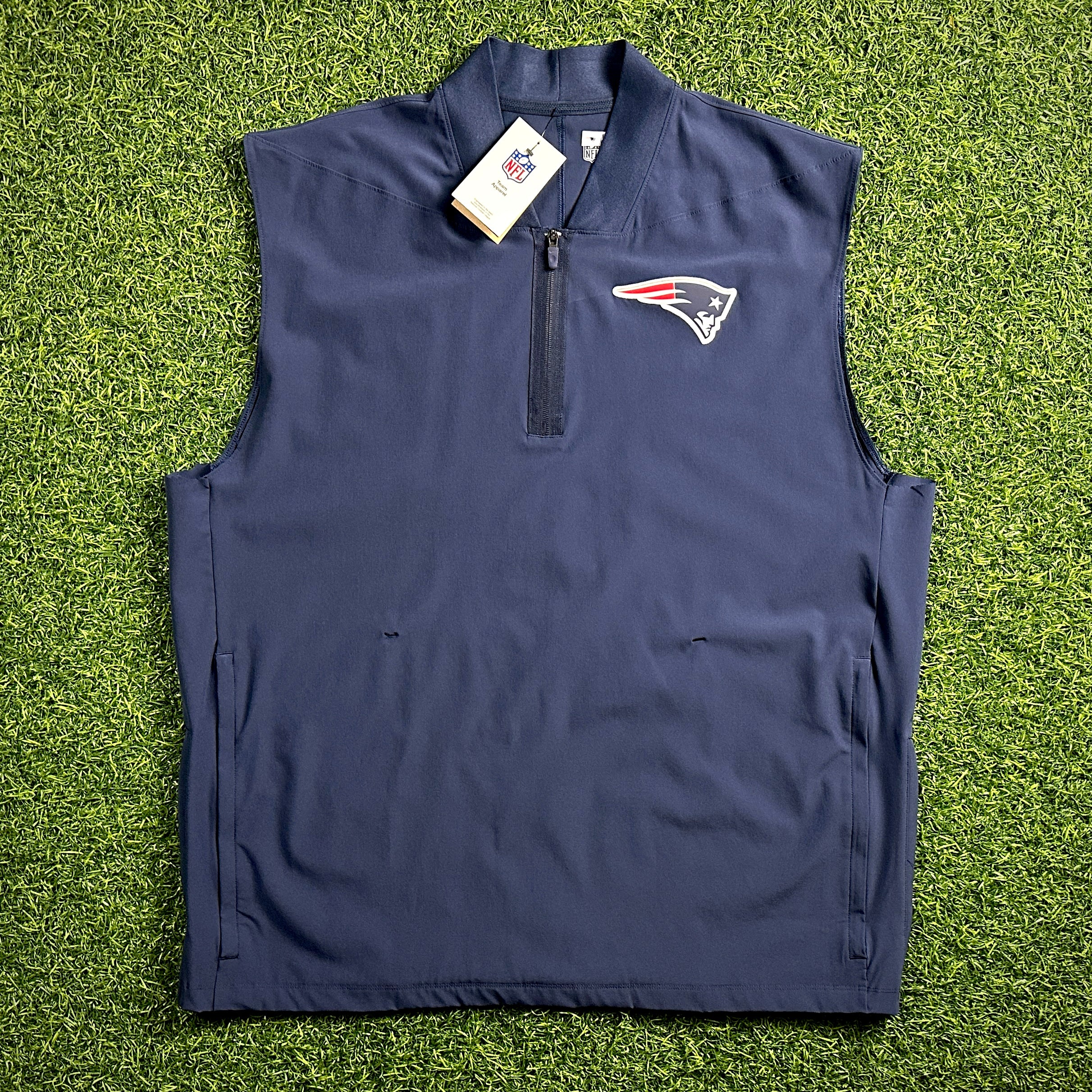 2025 Nike NFL Team Issued Vest Jacket New England Patriots Mike Vrabel Coach 2XL