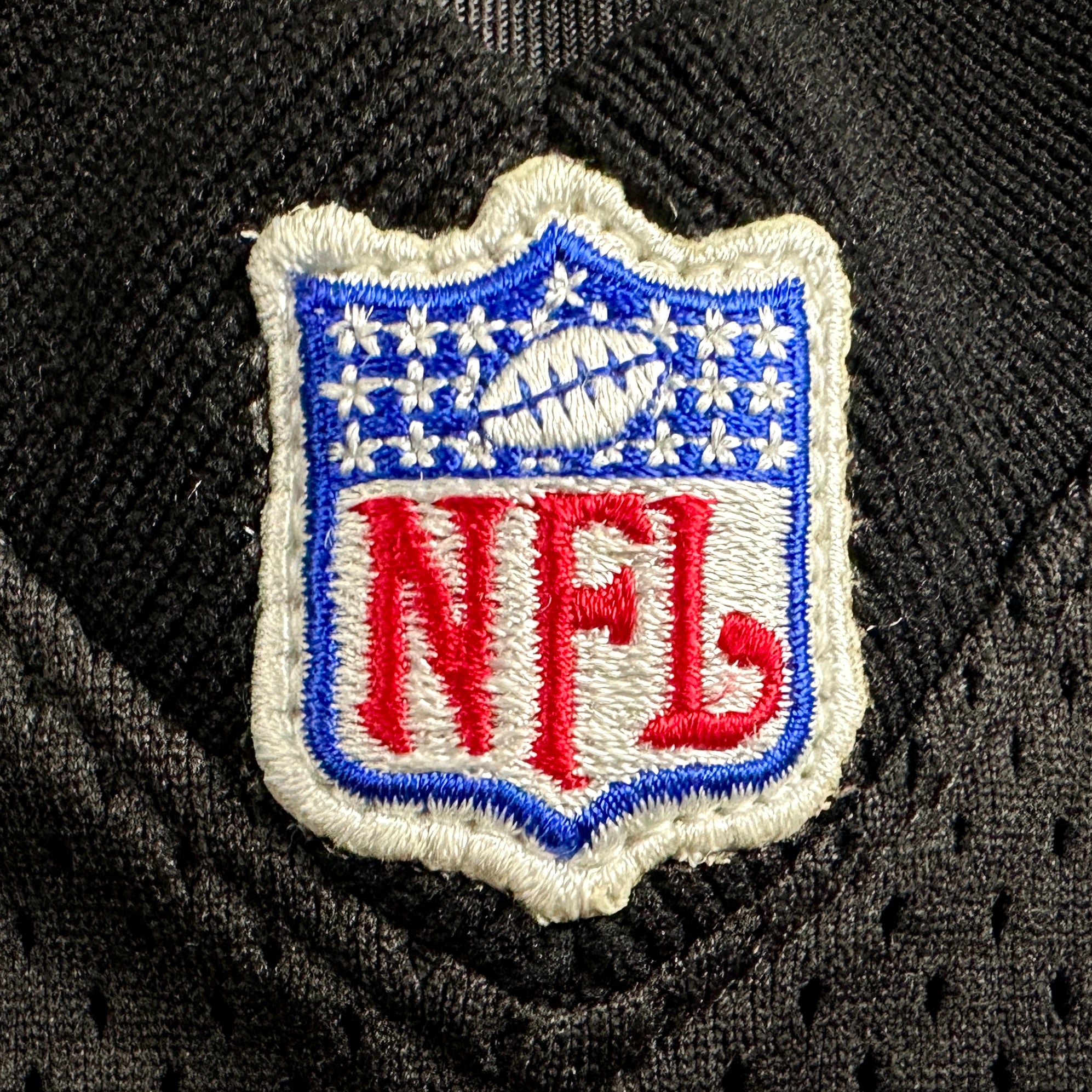 2001 Reebok NFL Authentic Jersey Oakland Raiders Rich Gannon Sz. 50 Vintage Helmet Tag