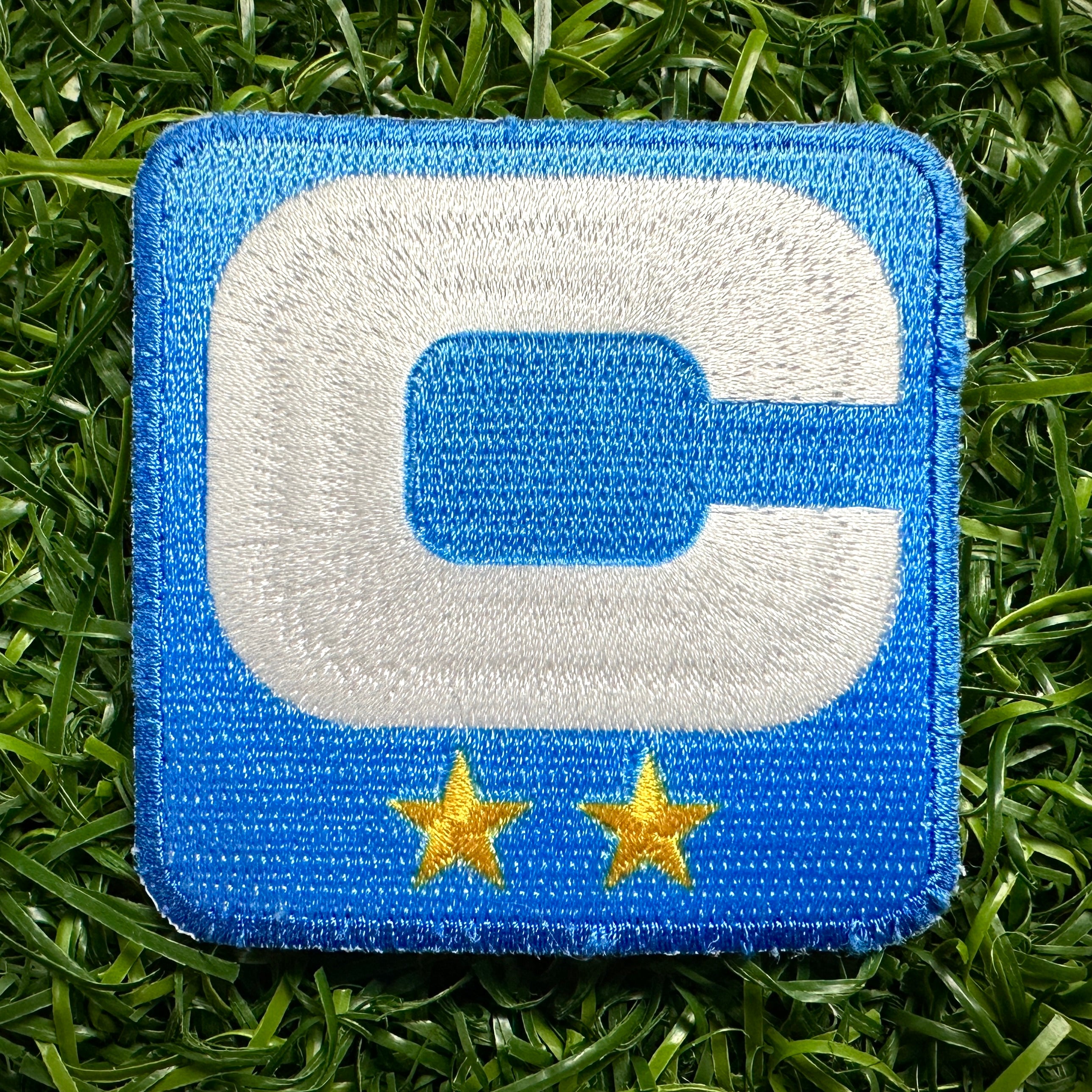 NFL Pro Model Light Blue Captain's Patch Two-Star