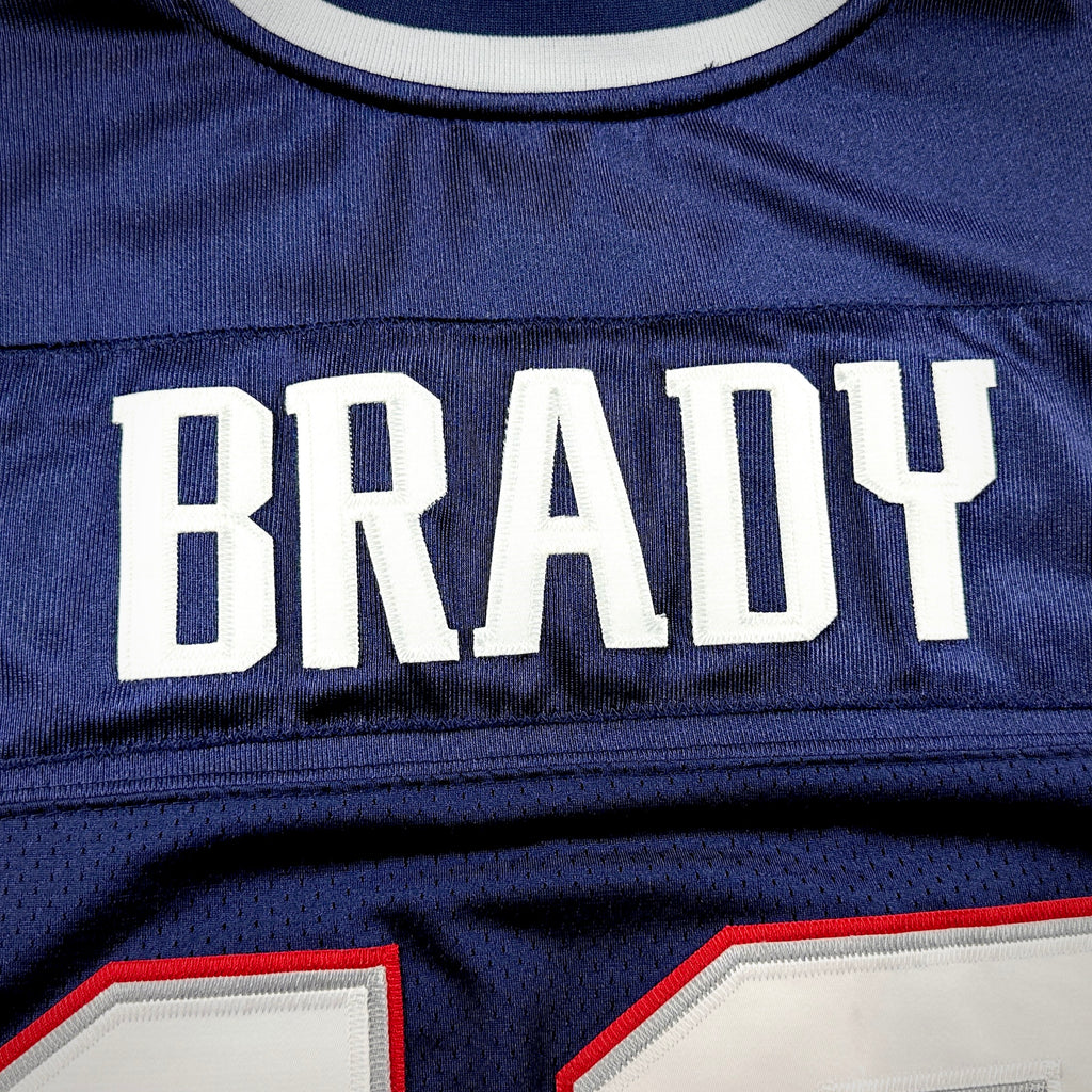 2004 Reebok NFL Authentic Jersey New England Patriots Tom Brady Sz 52 Super Bowl