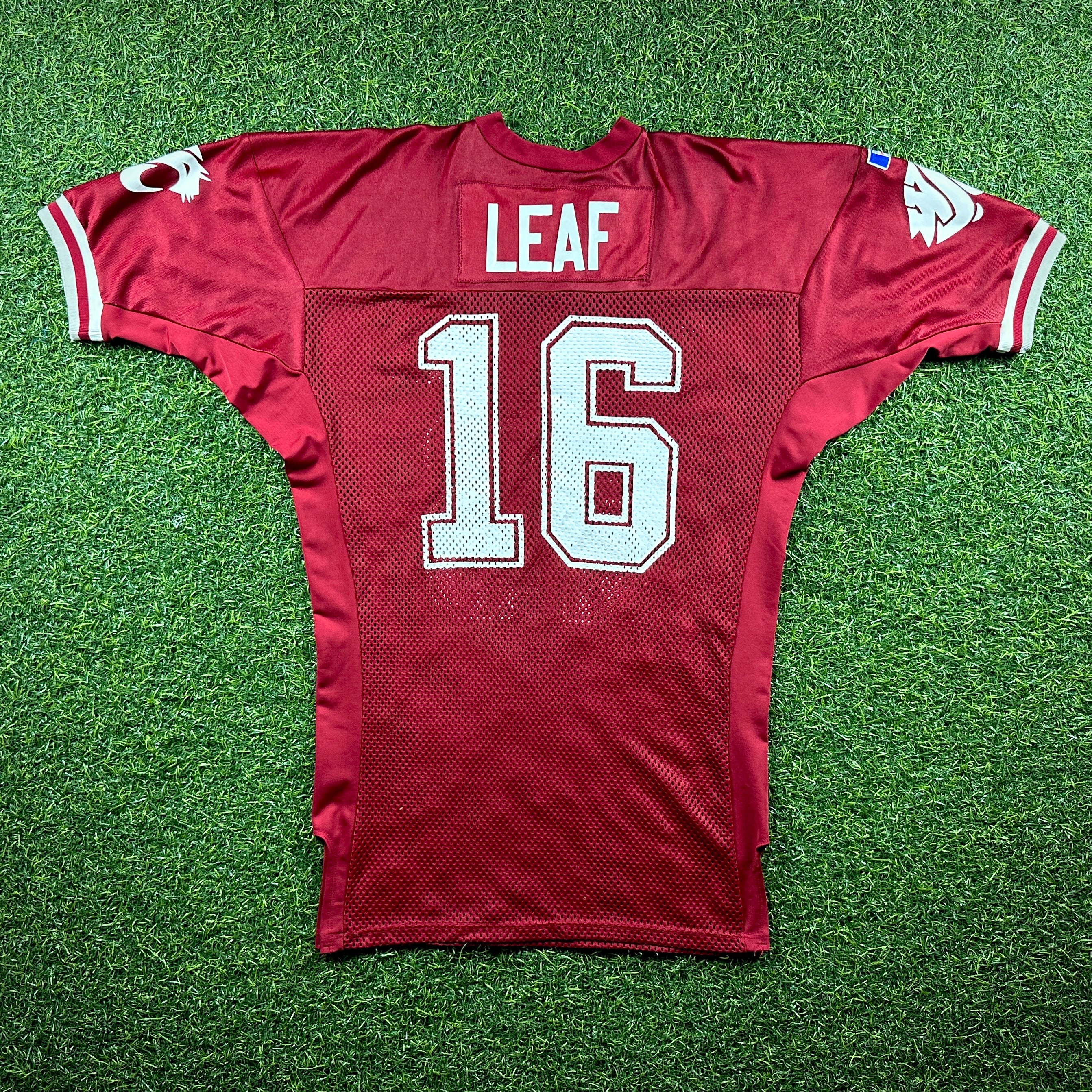 1997 Russell NCAA Team-Issued Game Jersey Washington State Cougars Ryan Leaf Sz. 50