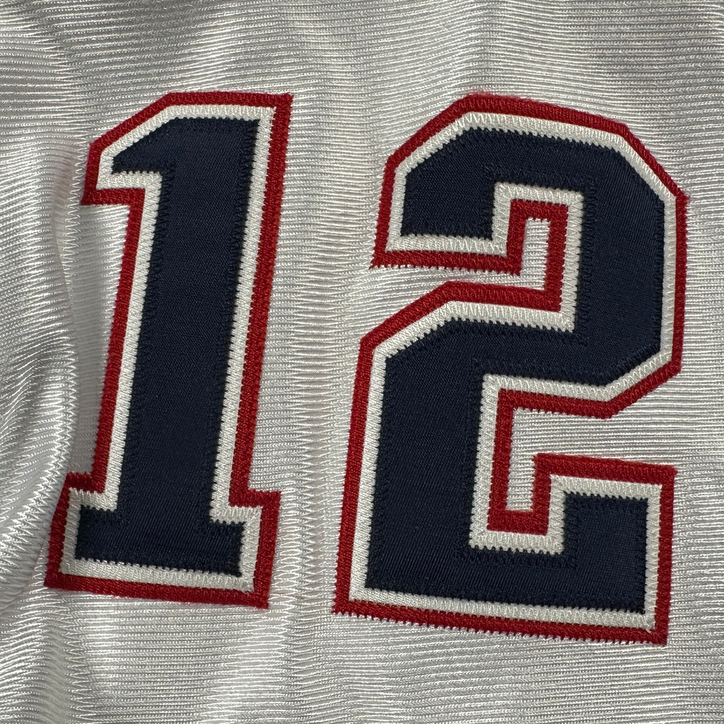 2011 Reebok NFL Authentic White Jersey New England Patriots Tom Brady Sz. 50
