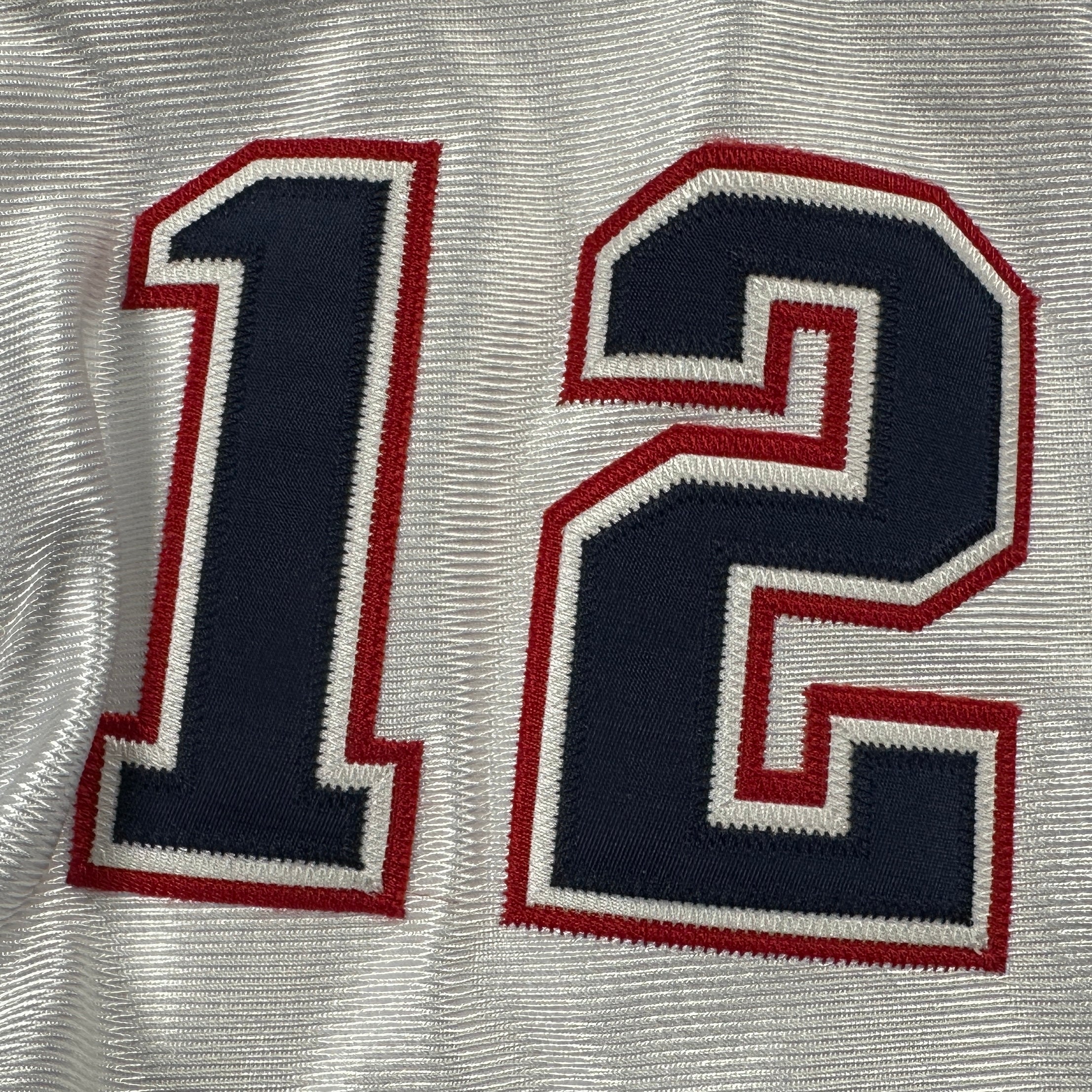 2011 Reebok NFL Authentic White Jersey New England Patriots Tom Brady Sz. 50