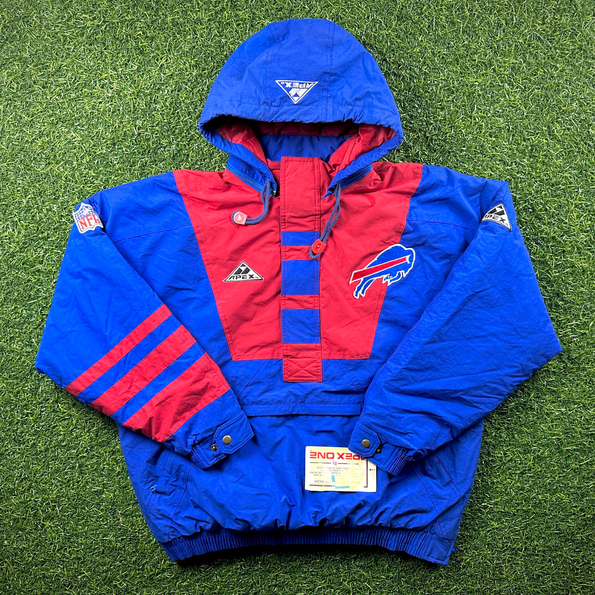 New! 1994 Apex One NFL Heavyweight Jacket Buffalo Bills Sz. L Vintage Throwback