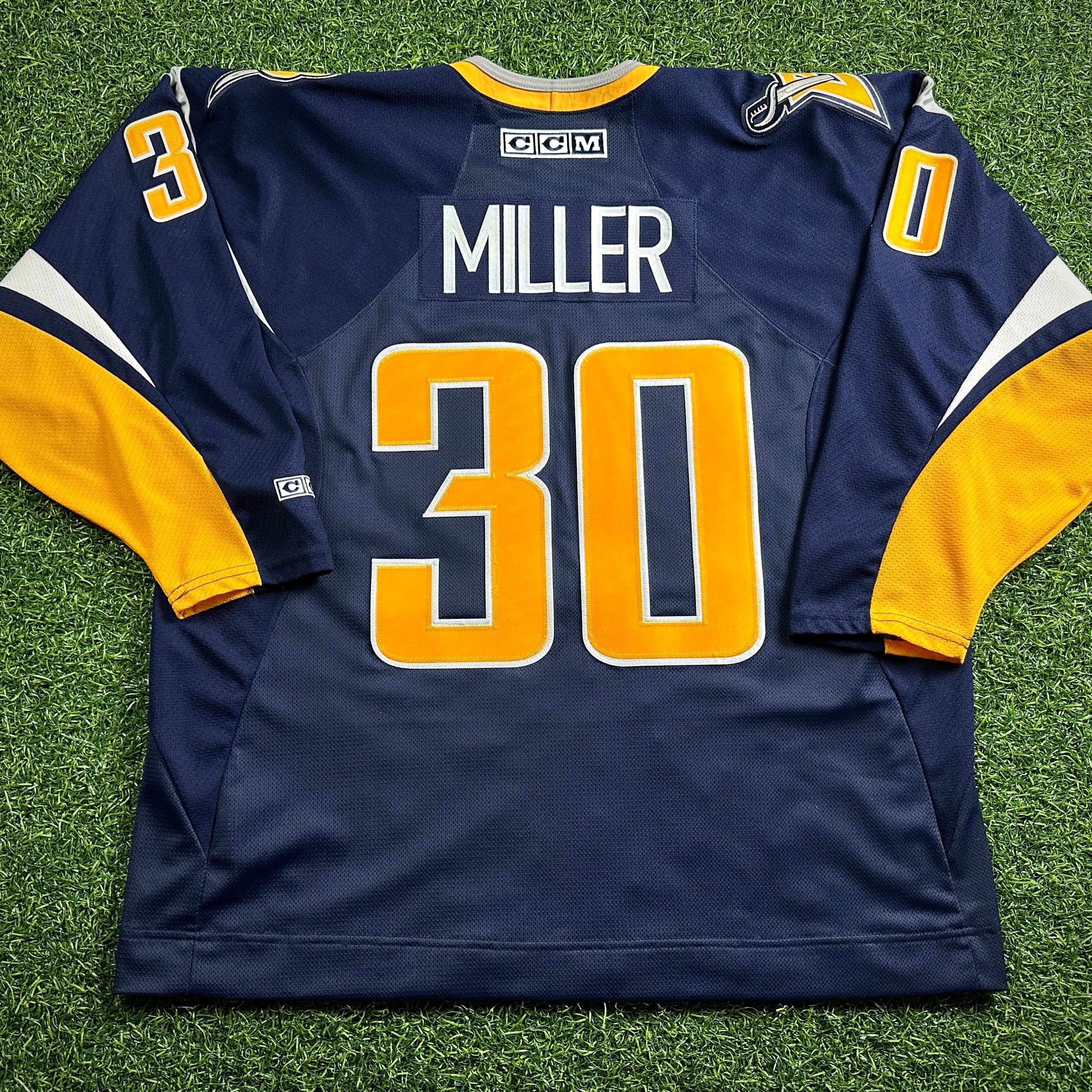 2006 CCM NHL Buffalo Sabres Slug Jersey Ryan Miller Sz XL Vintage MiC