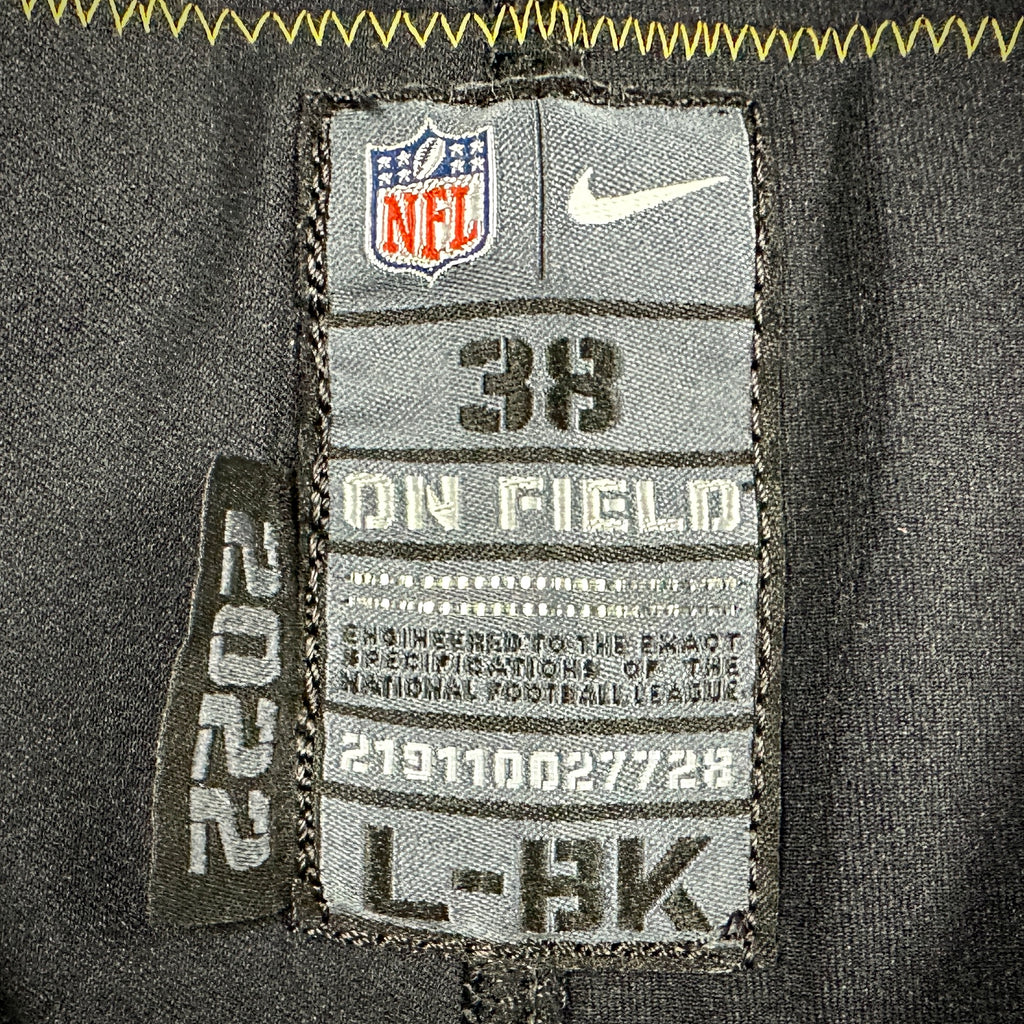 2022 Nike NFL Team Issued Game Jersey Pittsburgh Steelers George Pickens Rookie Sz. 38 L-BK