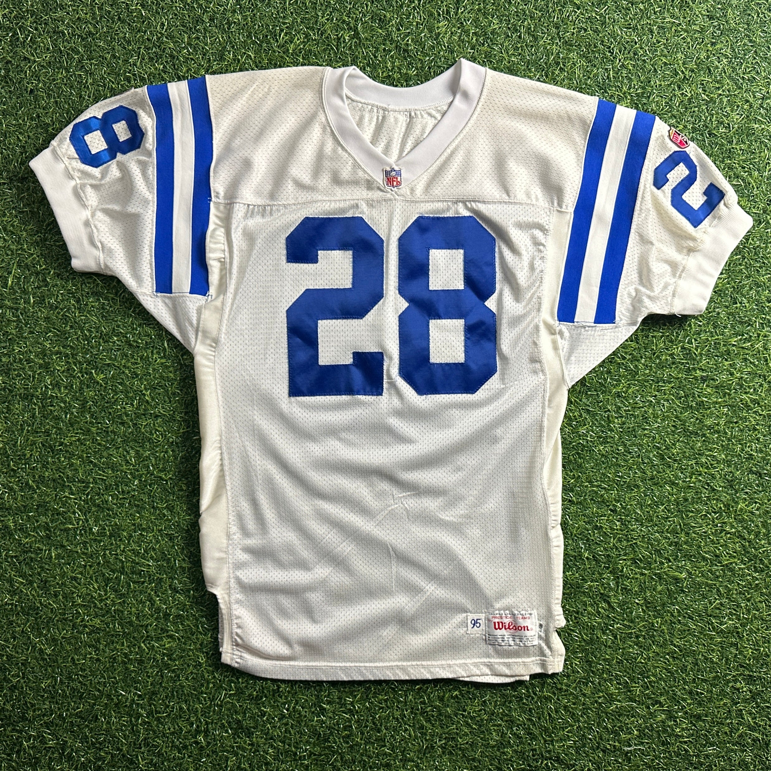 1995 Wilson NFL Team Issued Game Jersey Indianapolis Colts Marshall Faulk 48 HOF