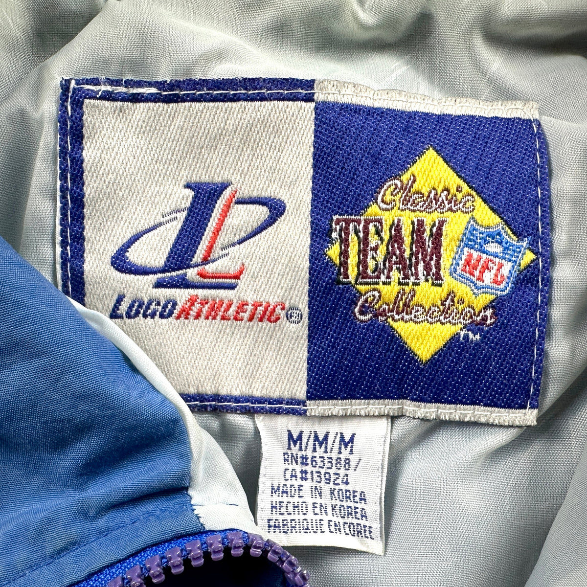 1997 Logo Athletic NFL Pro Line Lightweight Jacket Buffalo Bills Sz. M Vintage
