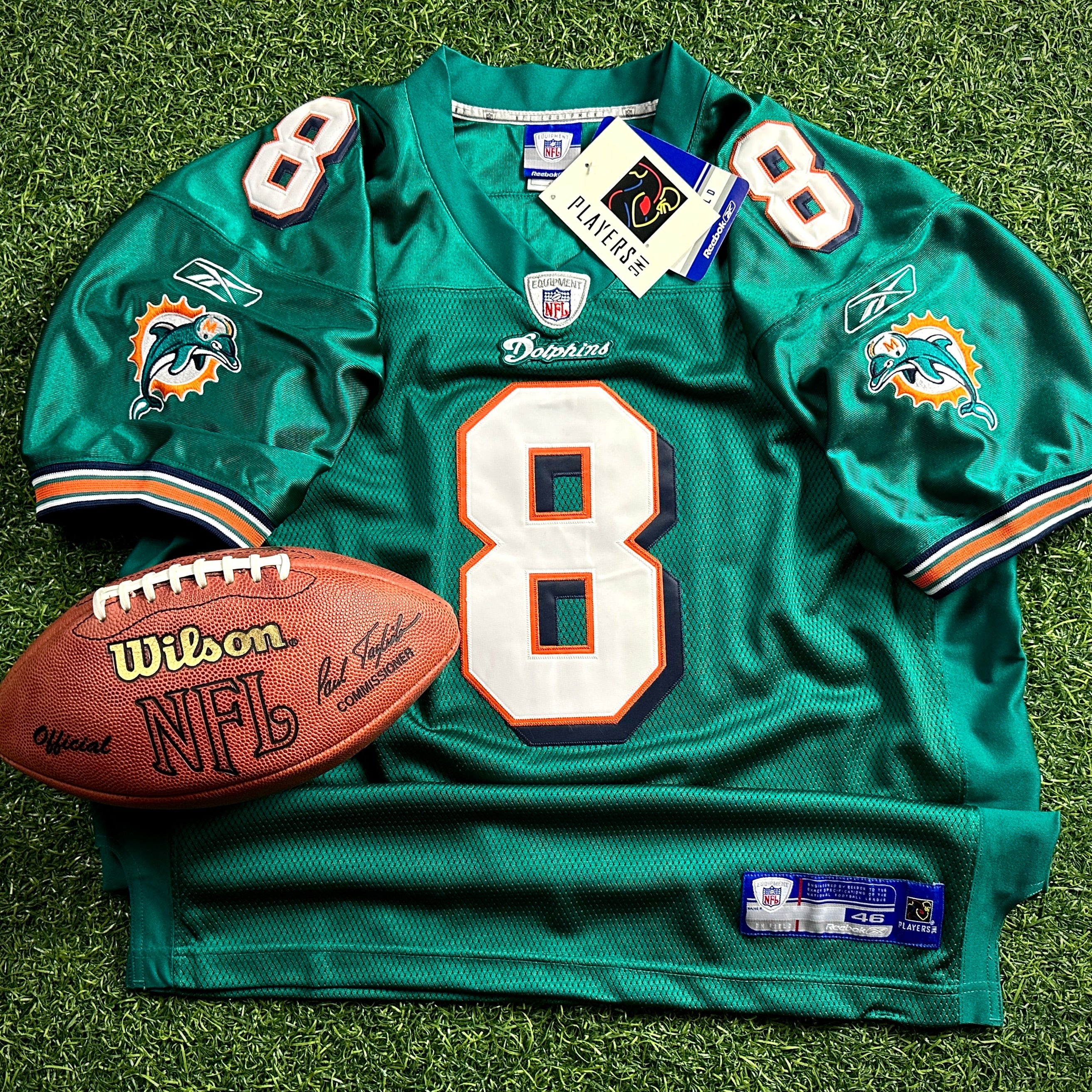New! 2006 Reebok NFL Authentic Jersey Miami Dolphins Daunte Culpepper Sz. 46 NWT