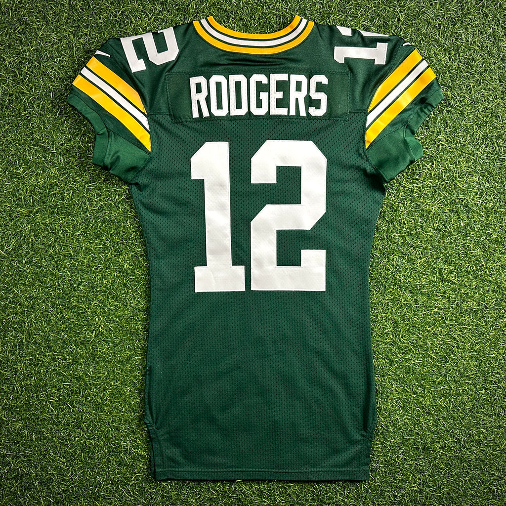 2012 Nike NFL Team Issued Game Jersey Green Bay Packers Aaron Rodgers Sz. 48 HOF