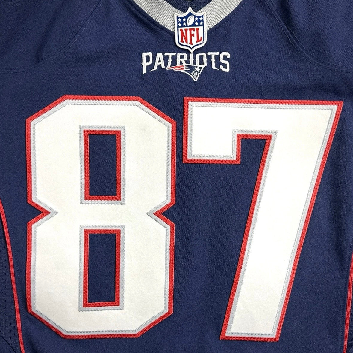 2013 Nike NFL Elite Authentic Jersey New England Patriots Rob Gronkowski Sz. 40