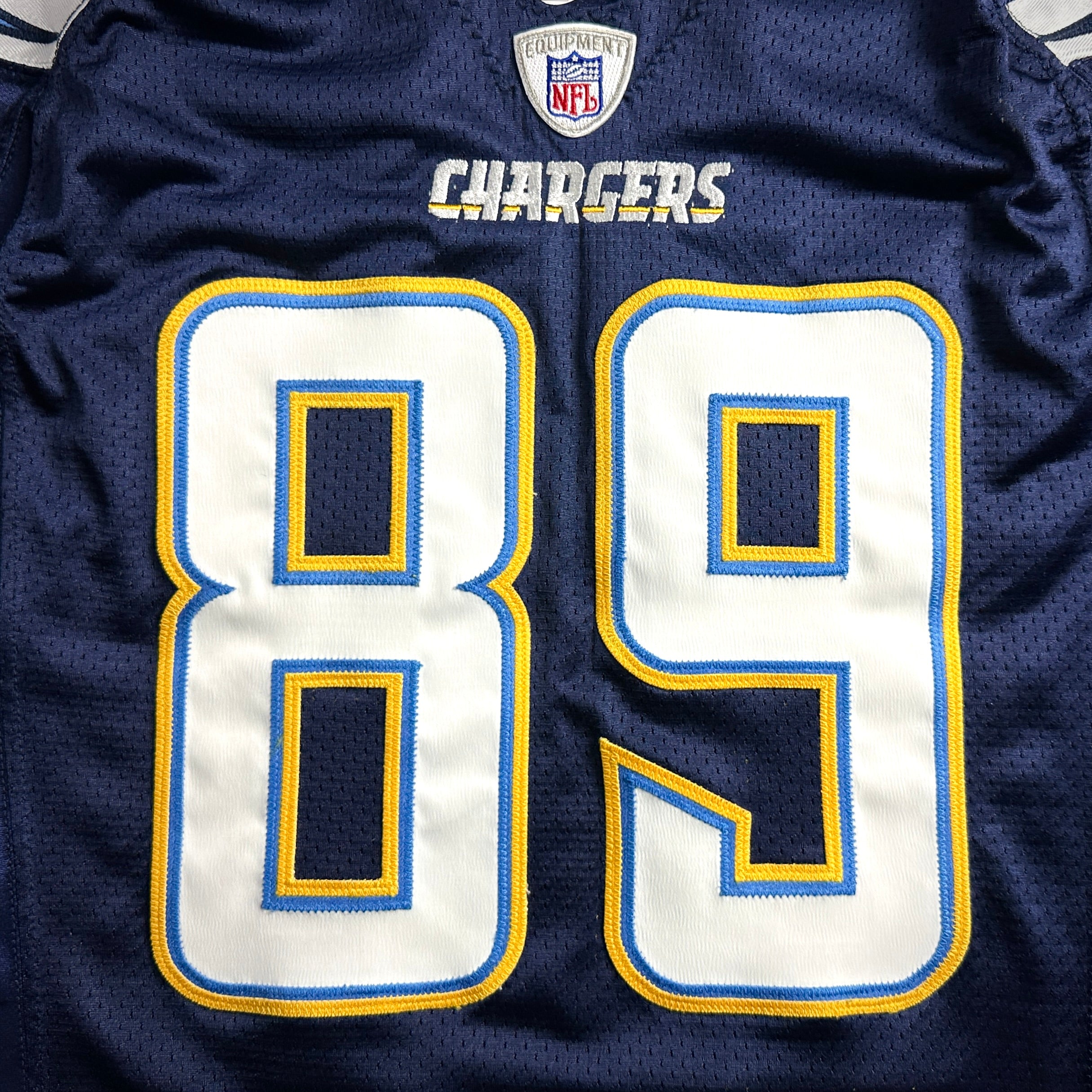 2007 Reebok NFL Game Issued Jersey San Diego Chargers Chris Chambers Autograph