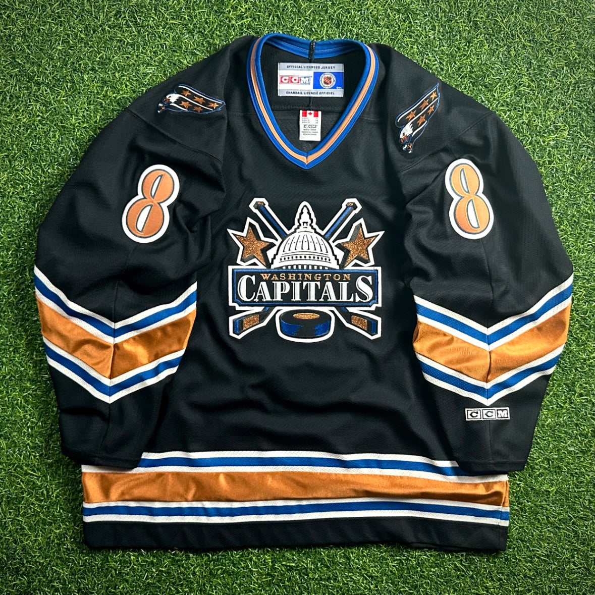 2005/06 CCM NHL Jersey Washington Capitals Alexander Ovechkin Sz. XL Rookie Season