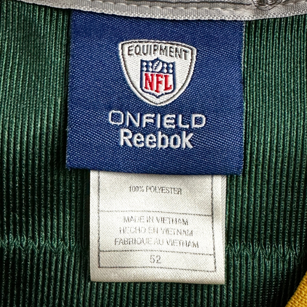 Reebok NFL Authentic Jersey Green Bay Packers Brett Favre Sz. 52 Vintage