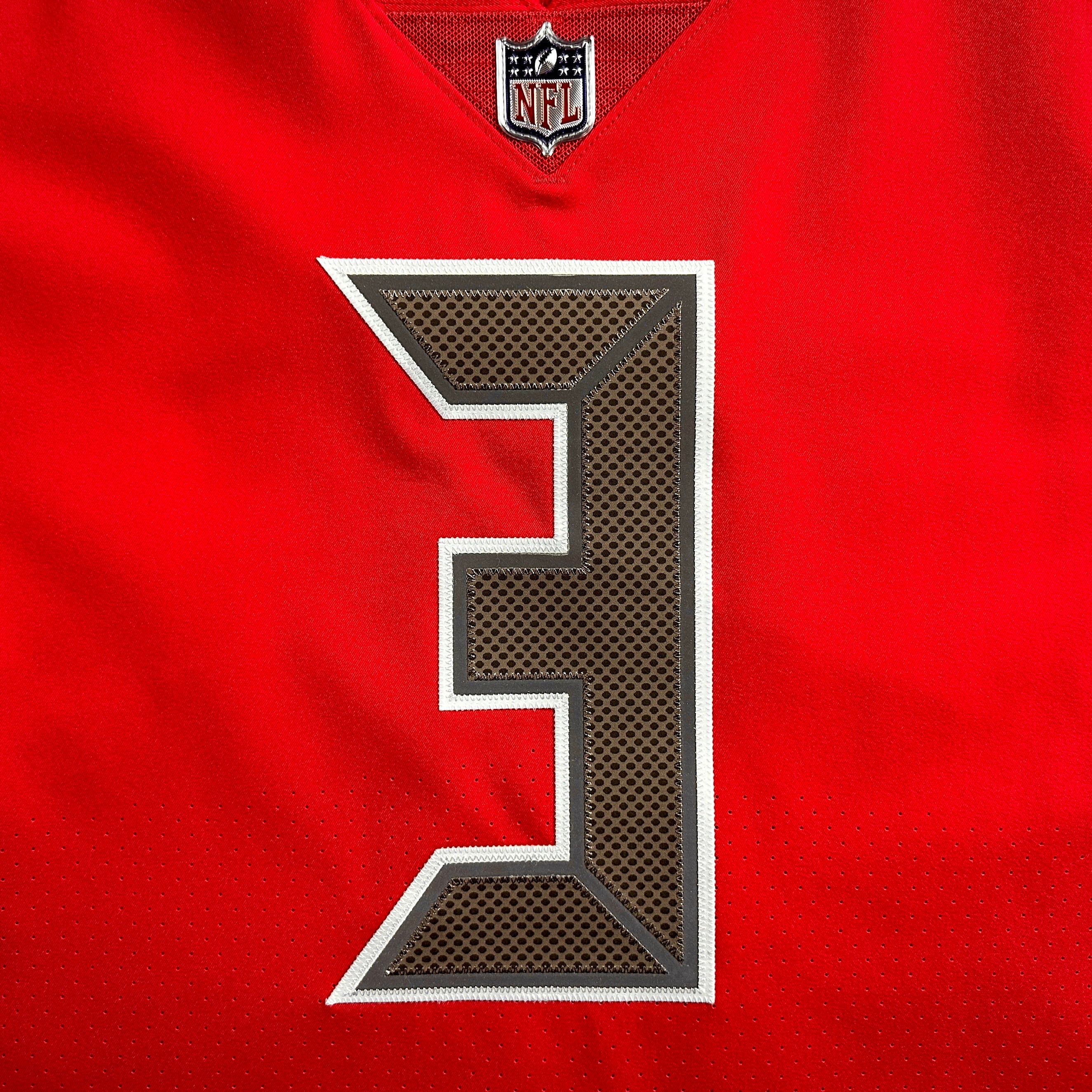 2017 Nike NFL Team-Issued Jersey Tampa Bay Buccaneers Jameis Winston Color Rush Sz. 44 L-BK