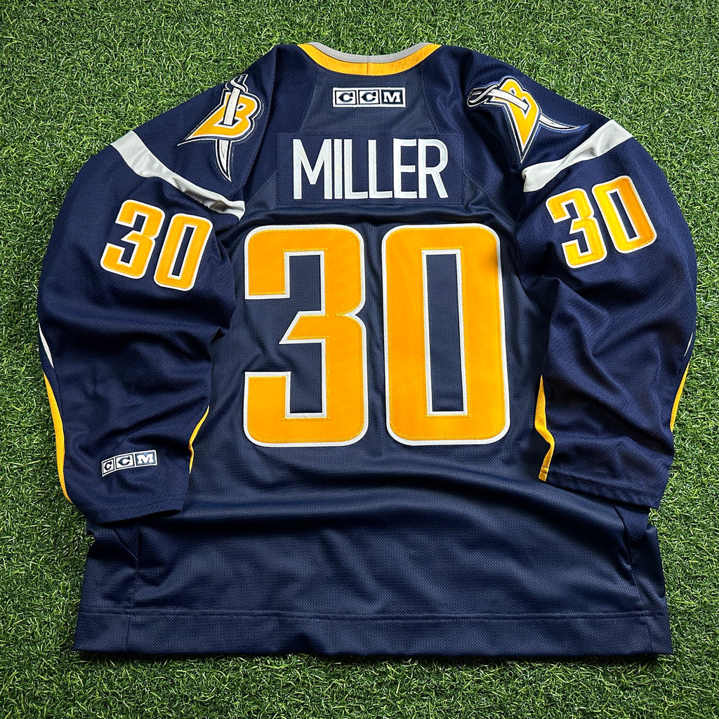 2006 CCM NHL Buffalo Sabres Slug Jersey Ryan Miller Sz XL Vintage MiC