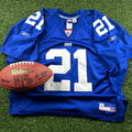 2002 Reebok NFL Authentic Jersey New York Giants Tiki Barber Sz. 52 Vintage