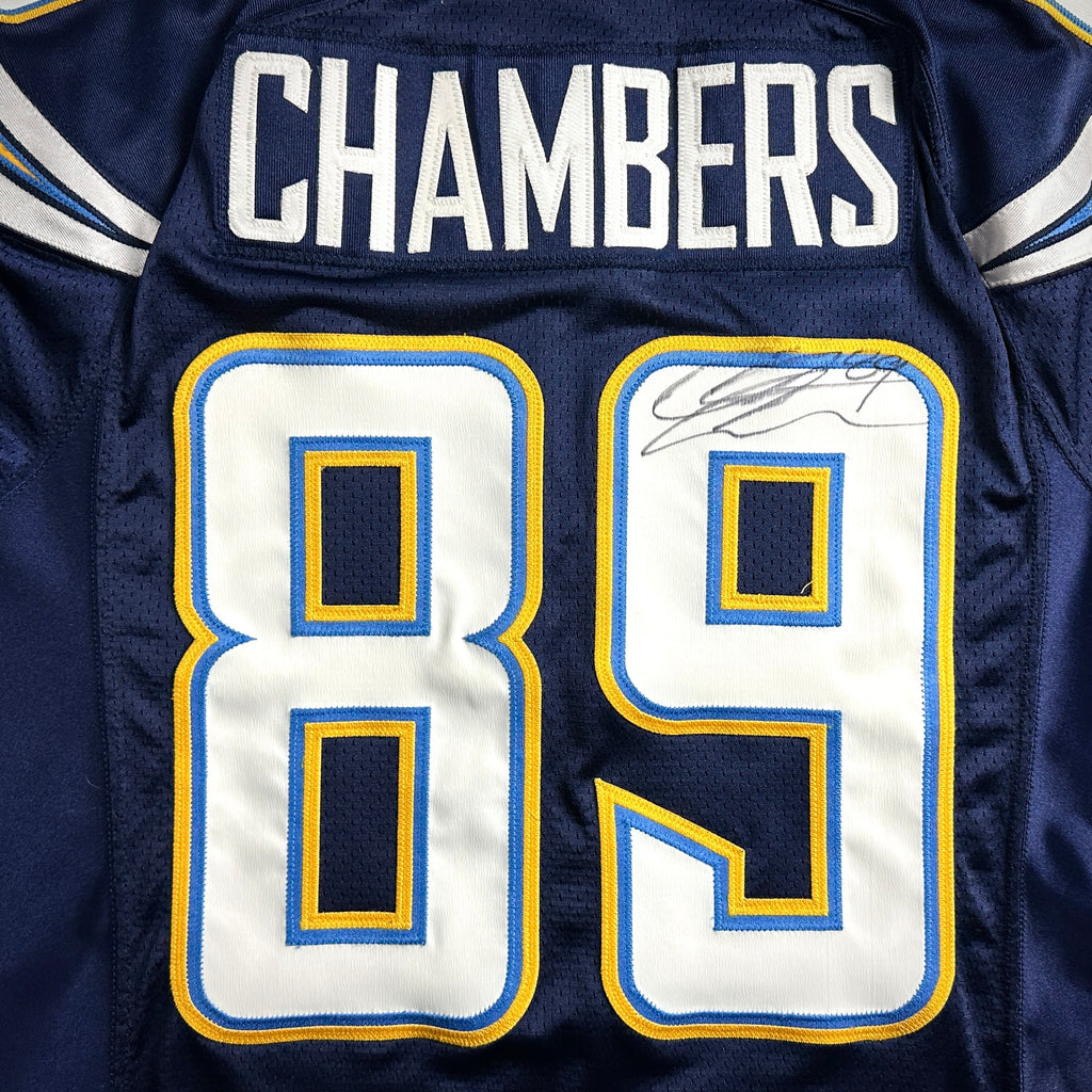 2007 Reebok NFL Game Issued Jersey San Diego Chargers Chris Chambers Autograph