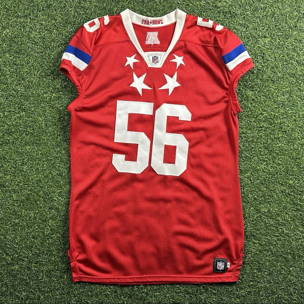 2012 Ripon NFL Team Issued Game Jersey AFC Pro Bowl Derrick Johnson Chiefs Sz 50