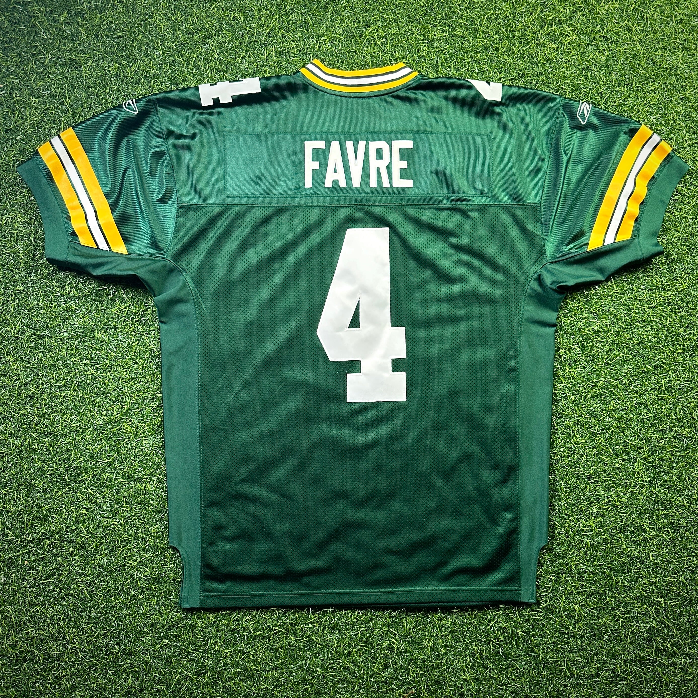 Reebok NFL Authentic Jersey Green Bay Packers Brett Favre Sz. 52 Vintage
