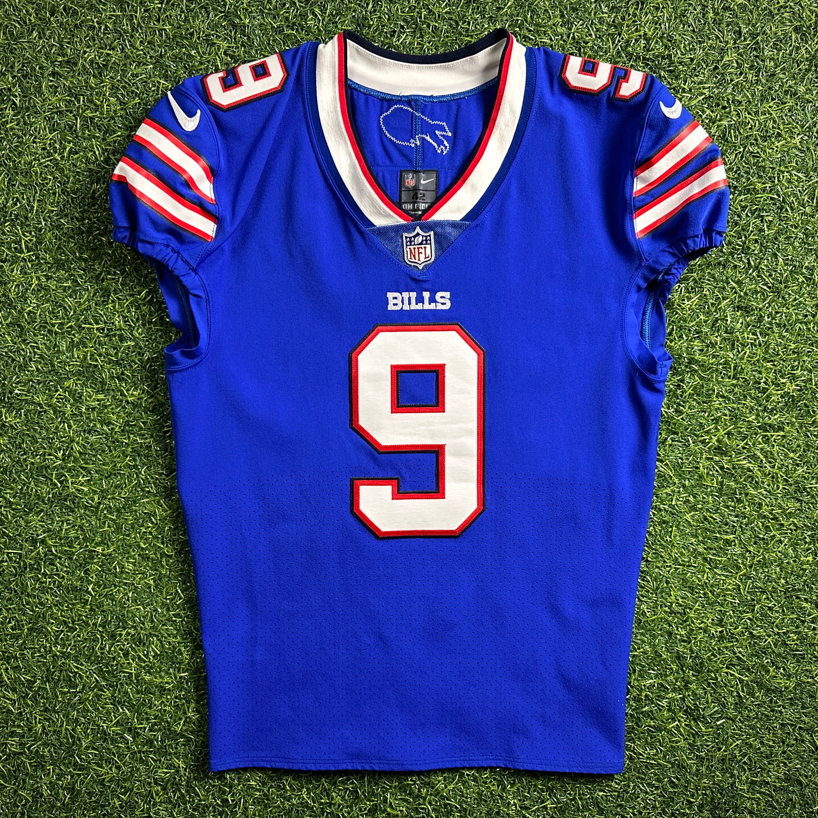 2022 Nike NFL Game-Issued Jersey Buffalo Bills Andre Smith Jr. Sz. 42 Team COA