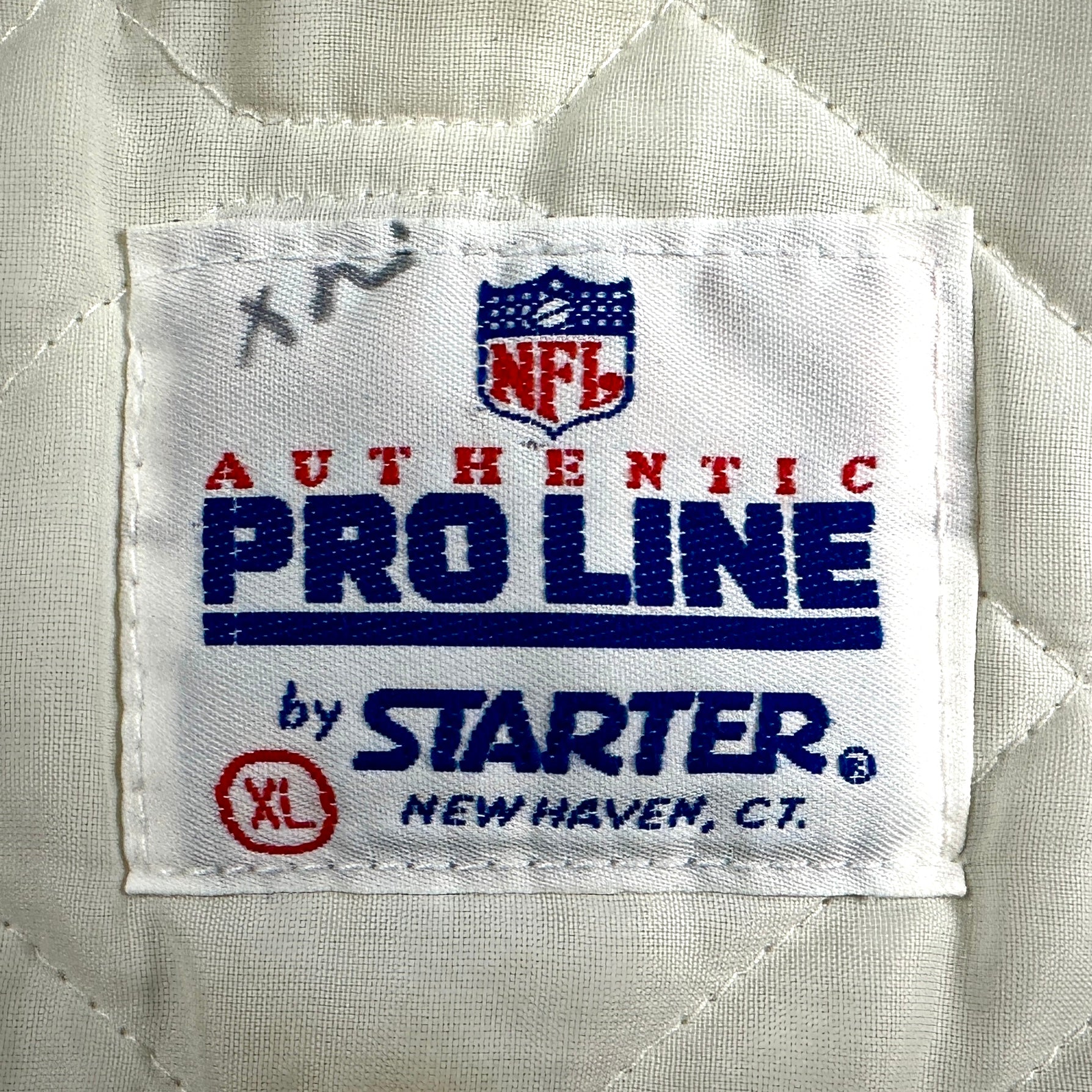 90’s Starter NFL Pro Line Jacket Los Angeles Raiders White Sz. XL (L) Vintage
