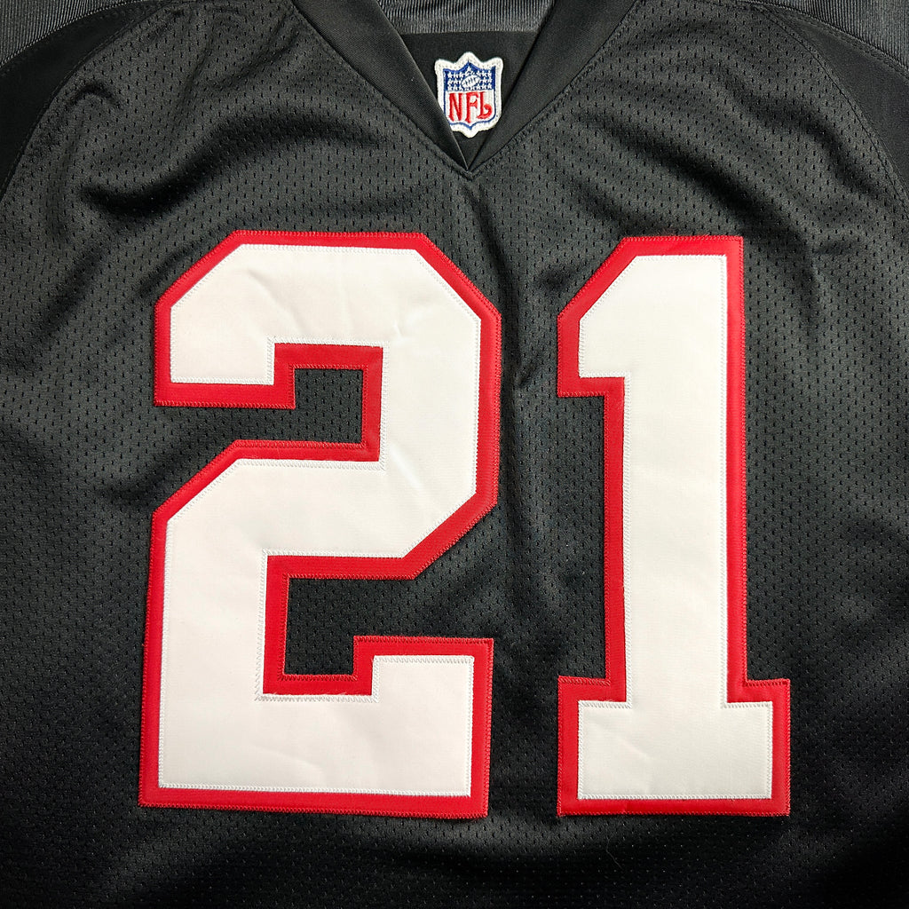 New! Reebok NFL Authentic Jersey Atlanta Falcons Deion Sanders Sz. 52 Helmet Tag