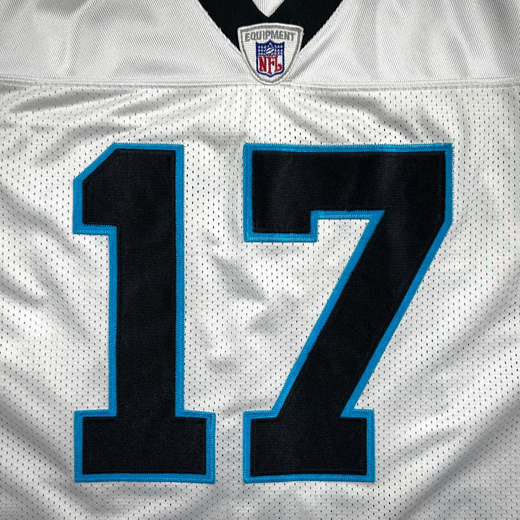2003 Reebok NFL Authentic Jersey Carolina Panthers Jake Delhomme Sz. 48 Vintage